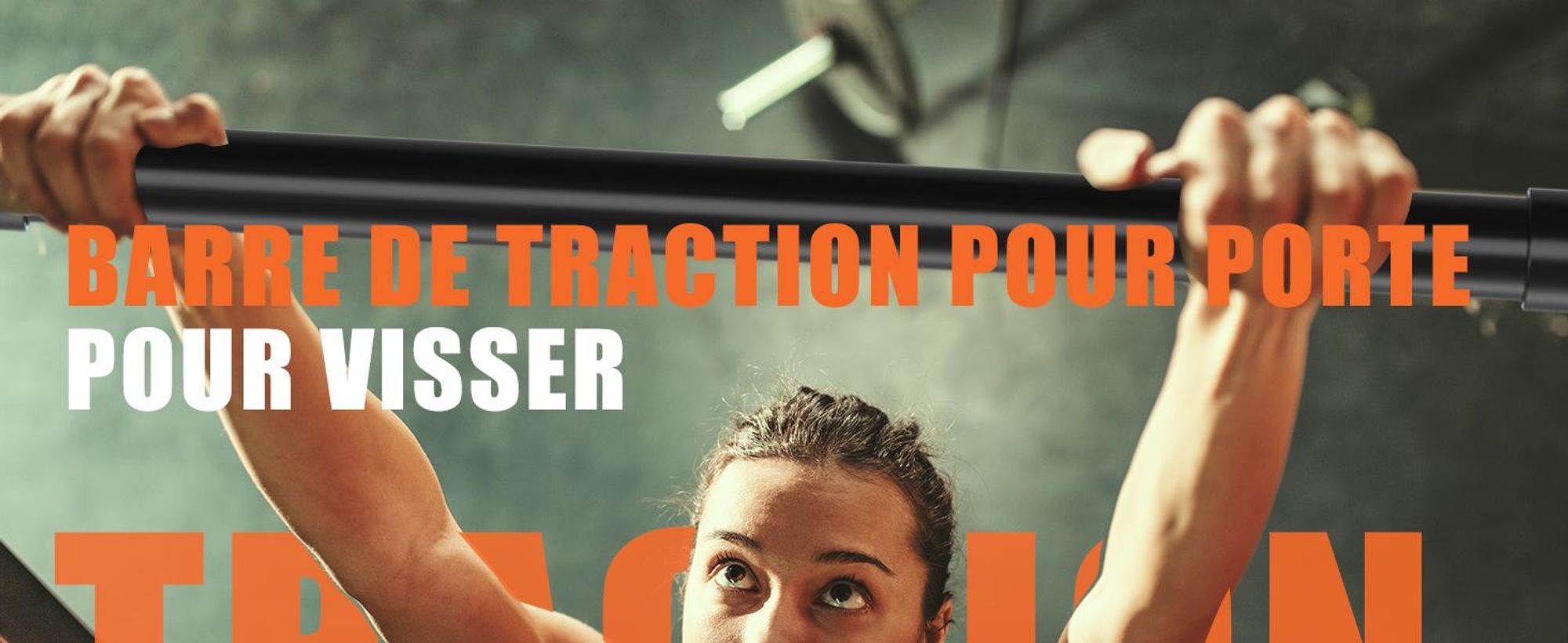 DH FitLife Barre de traction télescopique sans perçage, pour cadre de porte 72-92 cm, fixation par pression, avec niveau à bulle, antidérapante