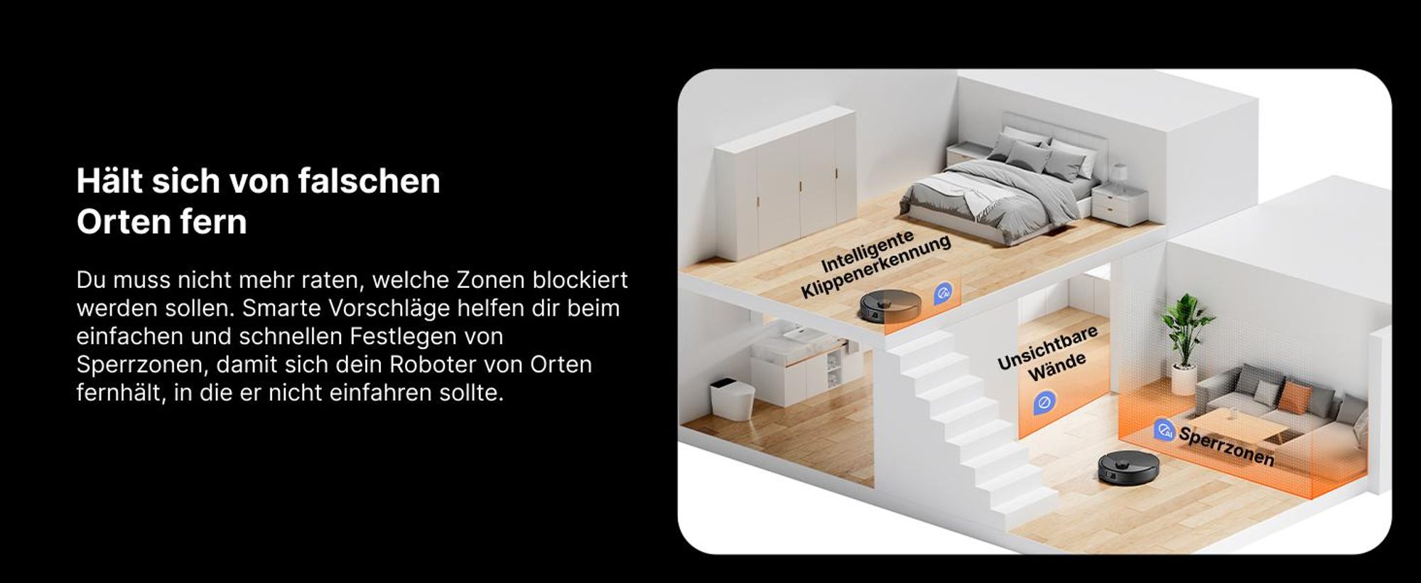 Roborock Q10 PF+ Staubsauger Roboter 10000 Pa (Upgrade von Q8 max+), Dual Anti-Tangle-System, Auto-Entleerungsstation für 7 Wochen, Schwarz