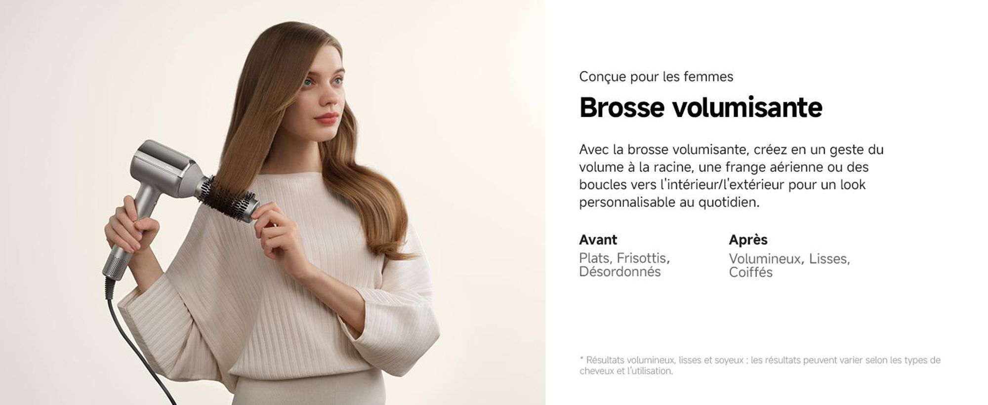 MOVA SHINE 20 Sèche-cheveux Argenté – Contrôle intelligent de la température, séchage rapide et soin capillaire multi-styles