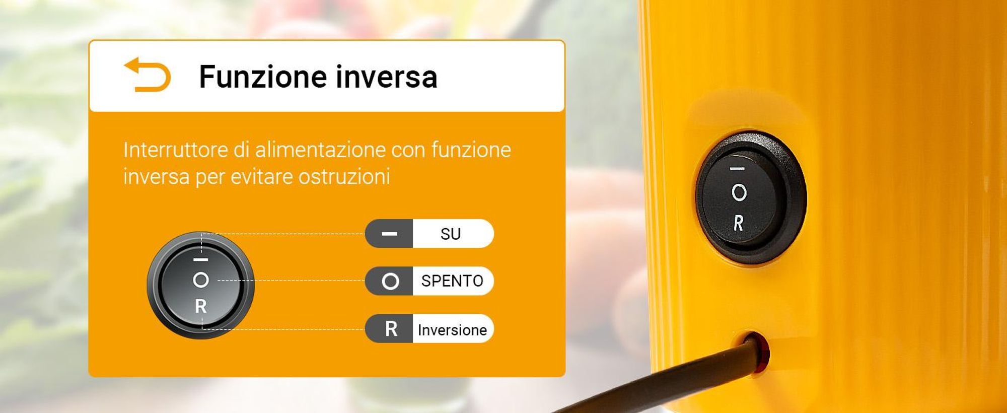 Ventray Essential Ginnie - Spremiagrumi a freddo, spremiagrumi lento compatto e silenzioso (60 giri al minuto, apertura di alimentazione di 45 mm), senza BPA, 400 ml, facile da pulire