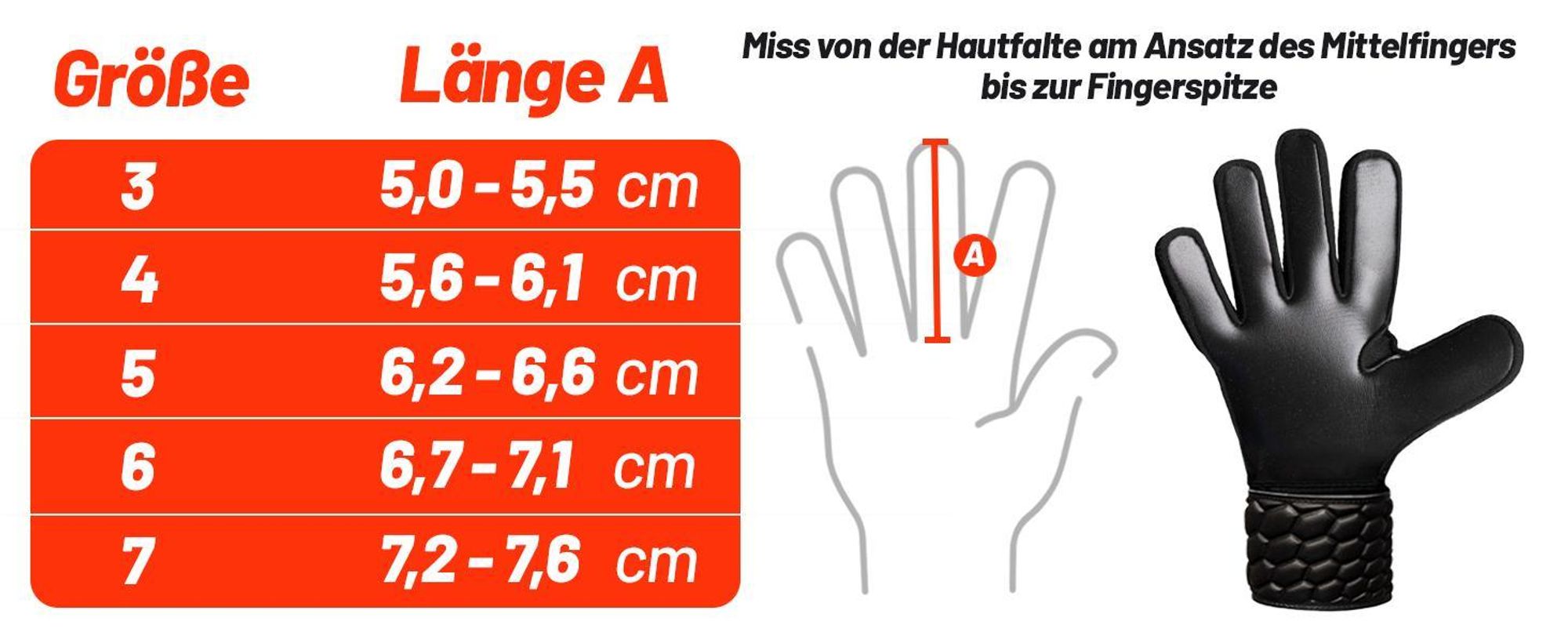 CATCH & KEEP Pro 3.0 torwarthandschuhe kinder - kinder torwarthandschuhe mit Fingerschutz&Griff für festen|torwarthandschuhe junior in Größen 3 bis 7