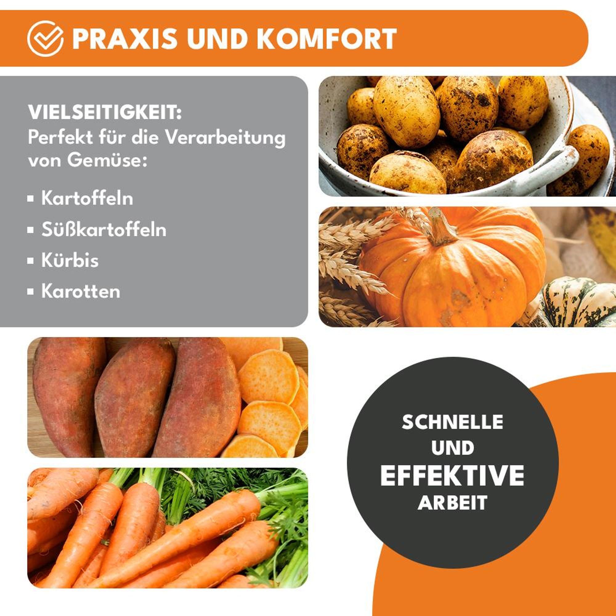 KRUMAD Kartoffelpresse aus Metall 26,5 cm, Kartoffel- & Spätzlepresse, Kartoffelstampfer für Püree, Gnocchi, Gemüse & Füllungen