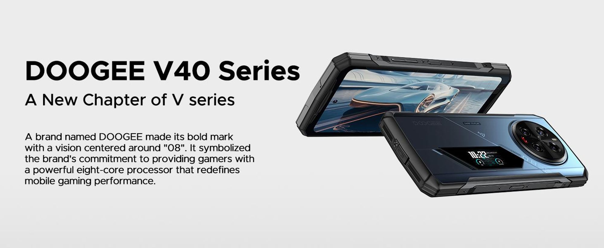 DOOGEE V40 Pro 5G 16+20/512GB, 8680mAh, modrá