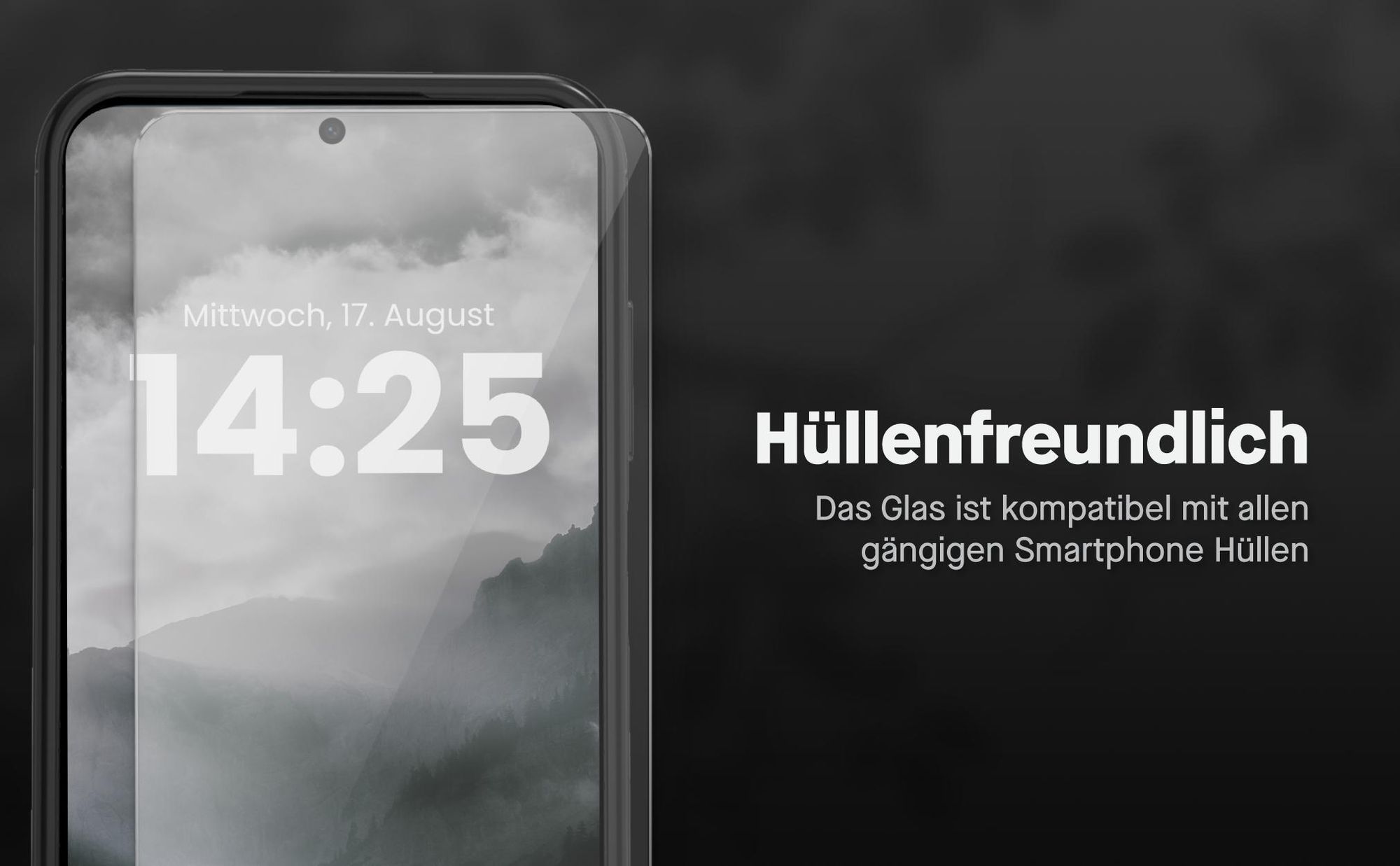 Displayfolie Doppelpack für Samsung Galaxy A55 5G mit blasenfreier Verklebung
