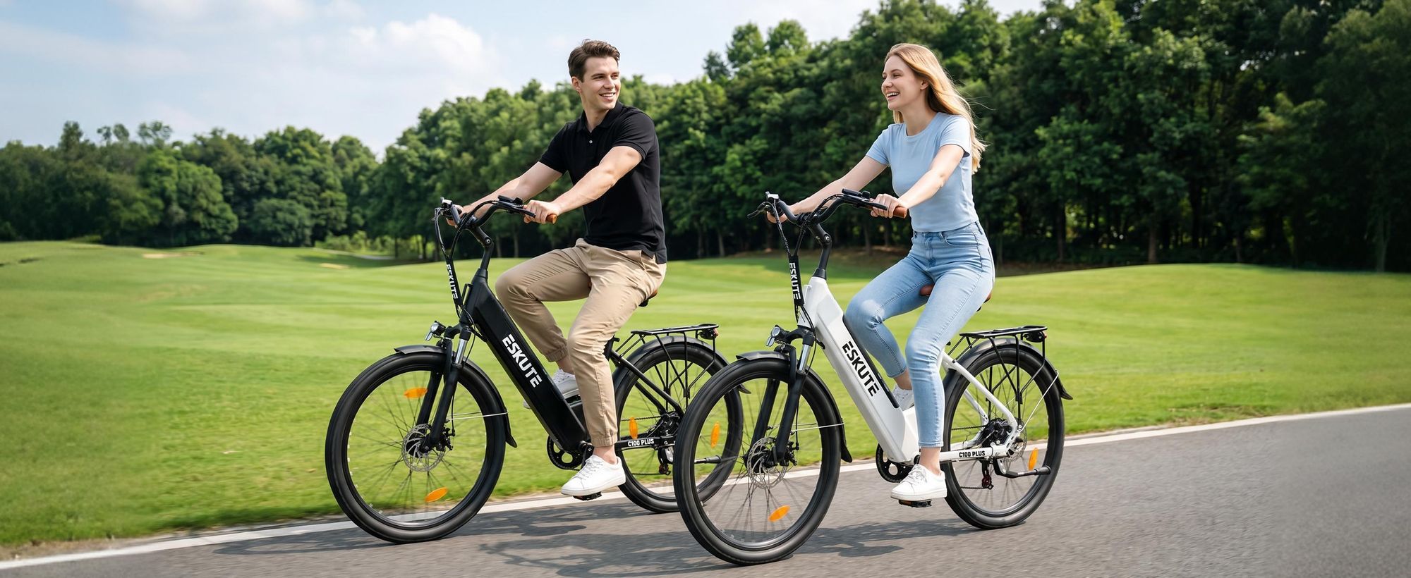 26 Zoll E-BIKE Elektrofahrrad, E-Cityrad 250W HeckMotor,13AH akku,bis zu 100km, LCD-Display,E-CityBike E-Hollandräder Für Damen und Herren Pink