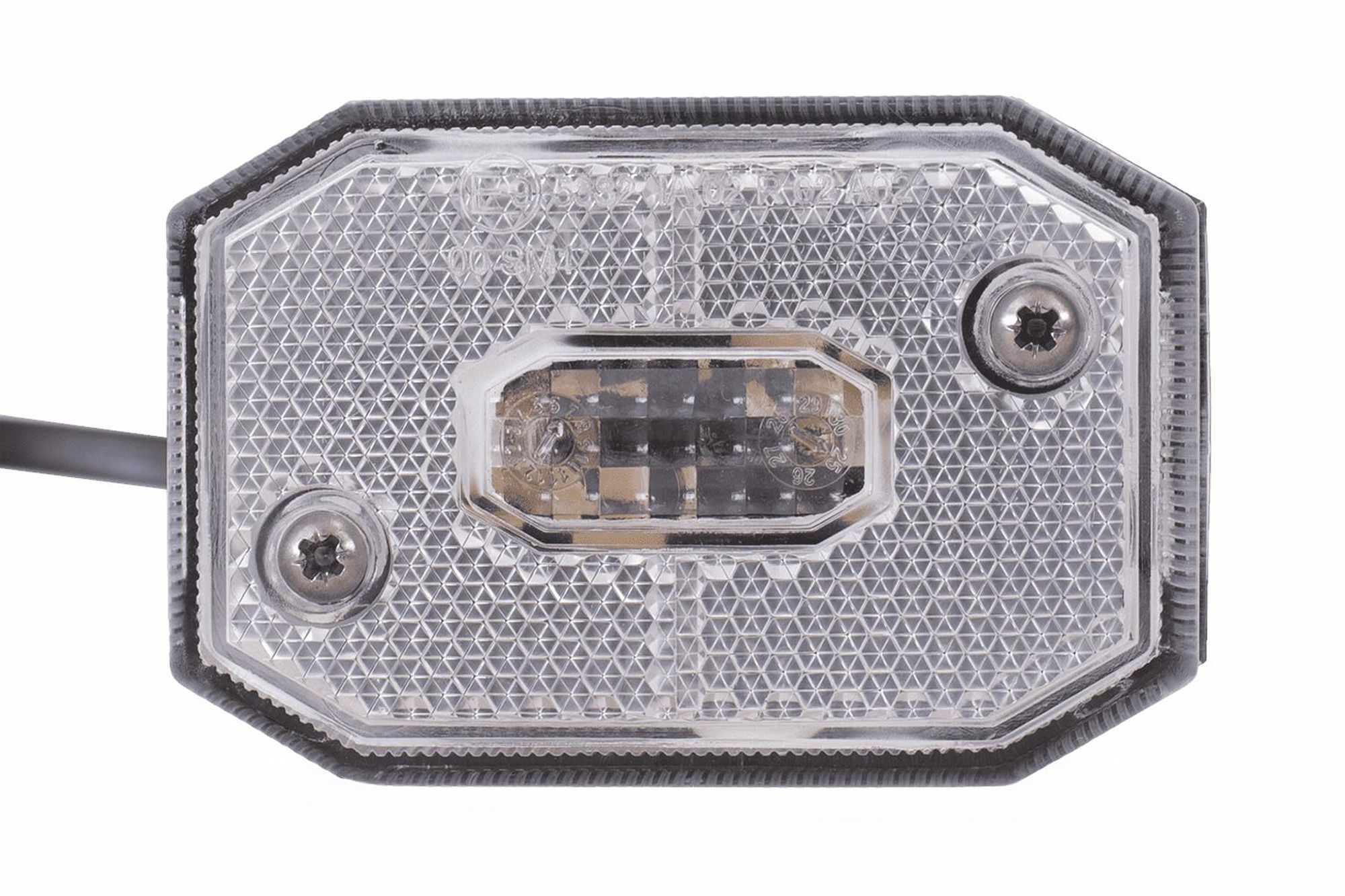 Umrissleuchte Flexipoint weiß 0,5 M/12V für Pkw-Anhänger