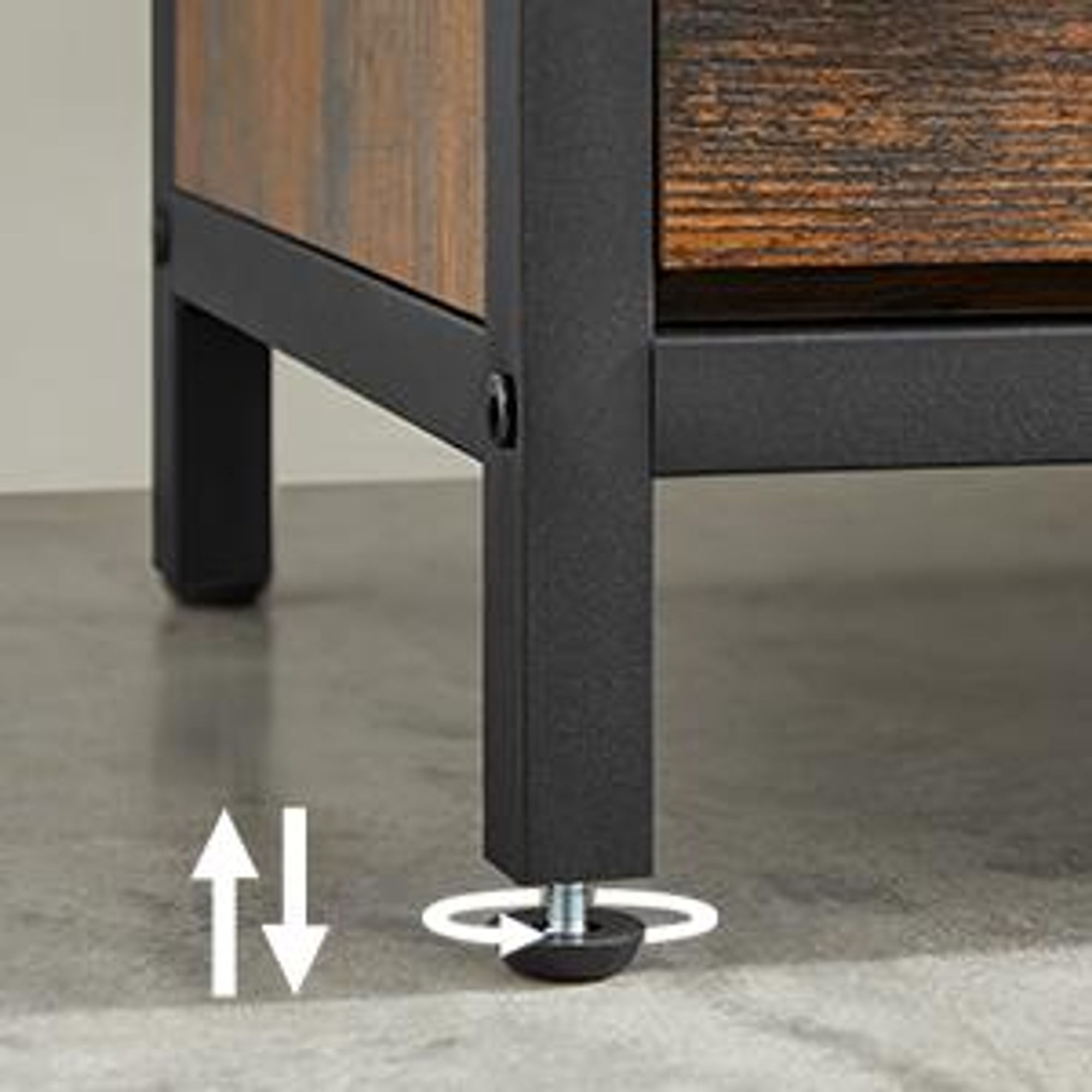 VASAGLE Garderobenständer mit Schuhschrank, Garderobe mit Sitzbank, Kleiderständer, Schuhkipper, 9 Haken, obere Ablage, für Flur, Schlafzimmer, Industrie-Design, vintagebraun-schwarz HSR405B01
