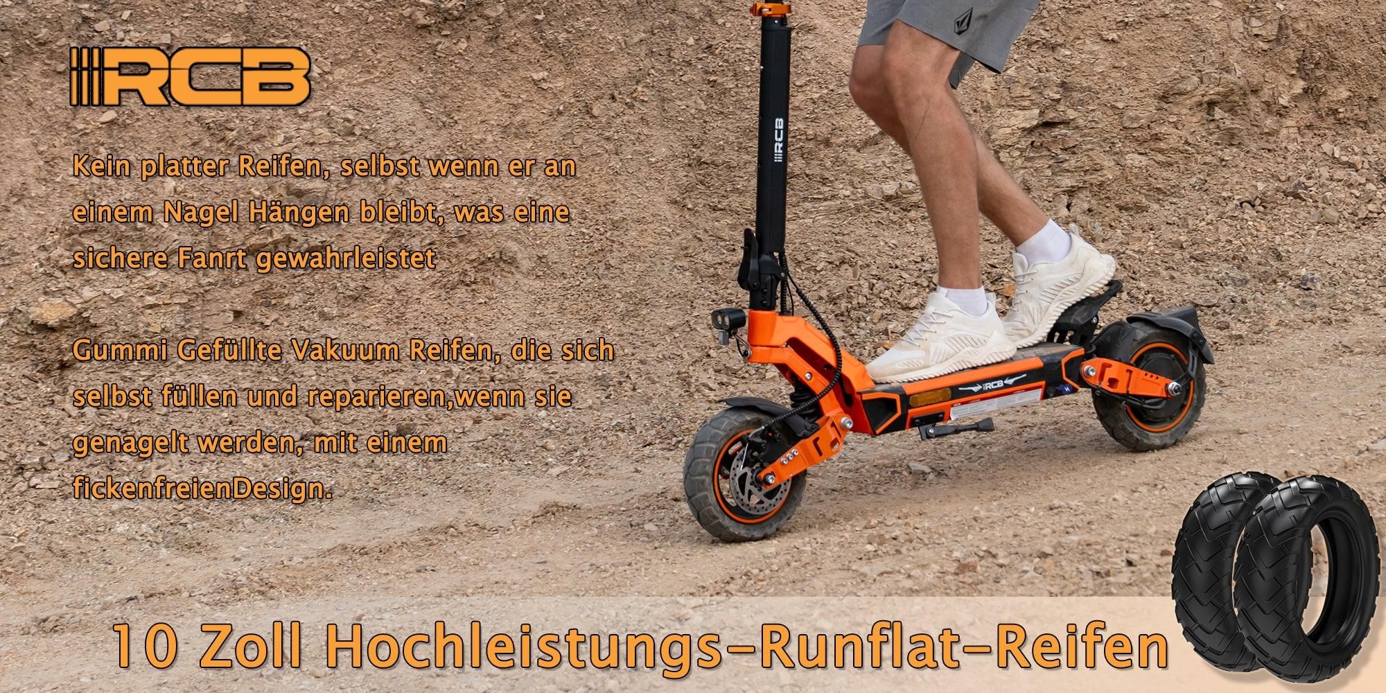 RCB D7 Pro Ultra E-Scooter mit Straßenzulassung bis 1600W 27Ah NFC Blinker App bis 120 km Reichweite 150 kg