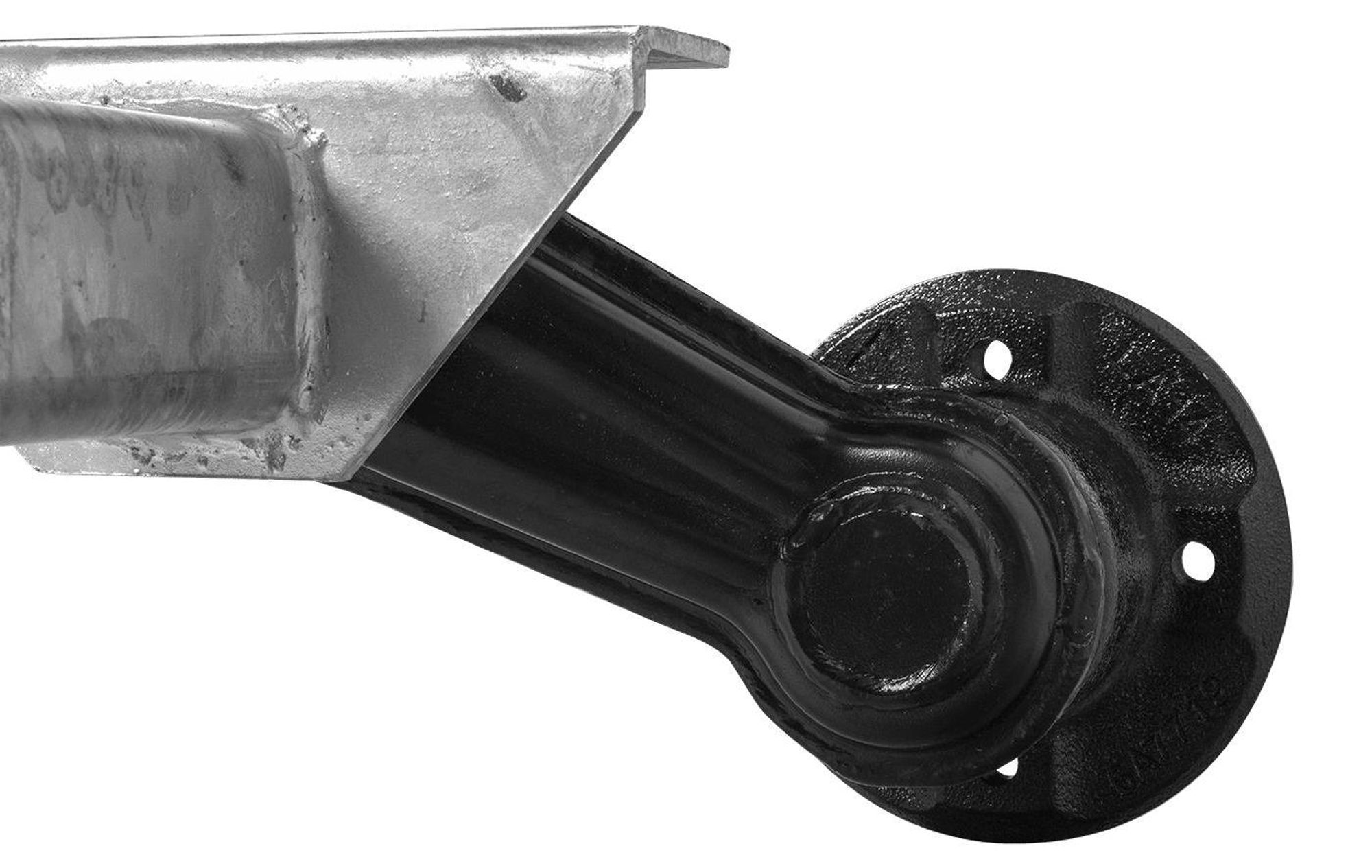 KNOTT ungebremste Achse 750 kg, 1070 mm Auflage, für schmale PKW-Anhänger