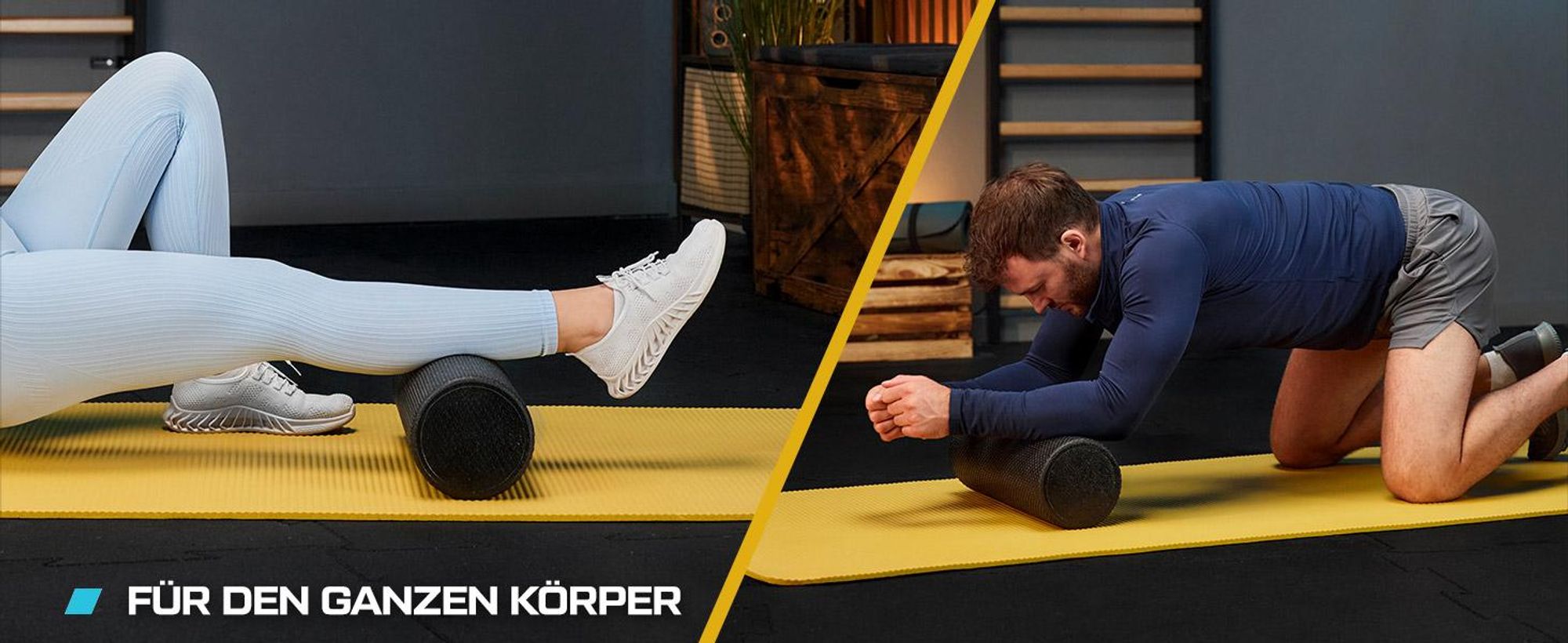 TREX SPORT Faszienrolle mit Mini-Noppen TX-045EPR | Massagerolle aus EPP-Schaumstoff, 45cm, leicht | Fitnessrolle für Rücken, Yoga & Selbstmassage