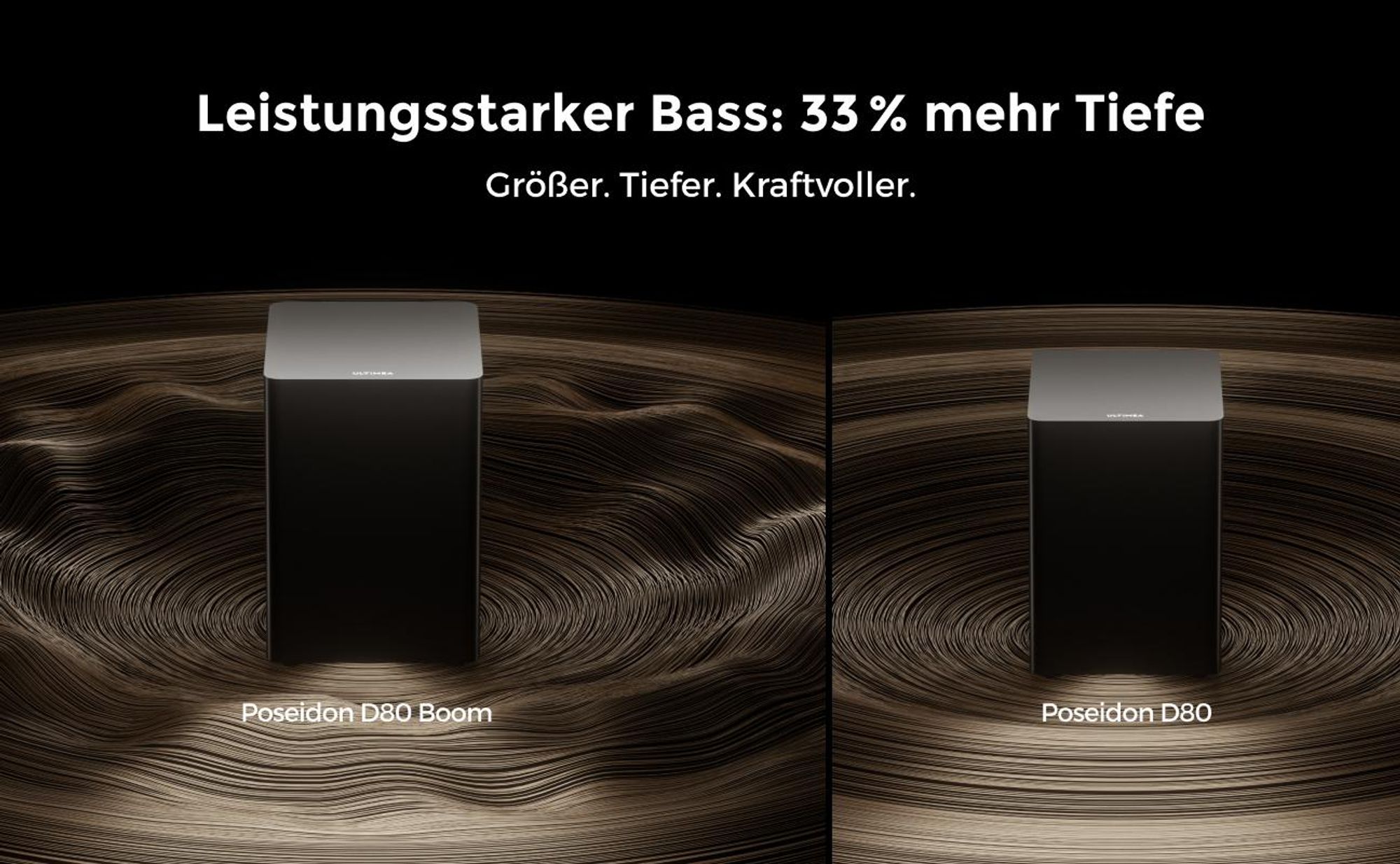 ULTIMEA 7.1 Dolby Atmos Soundbar für TV, Heimkino Sound Surround System, Poseidon D80 Boom