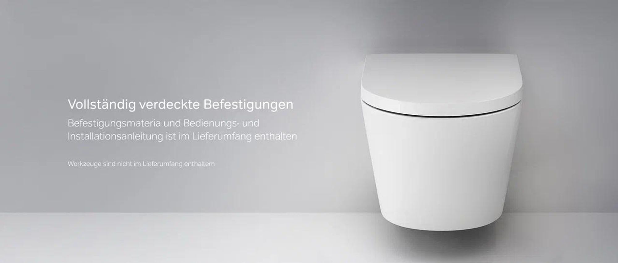 AM.PM Hänge-WCs, WC, Toilette, hänge WC spülrandlos, hänge WC, WC spülrandlos, Wand WC, WC-Becken inkl. WC-Sitz mit Softclose-Absenkautomatik