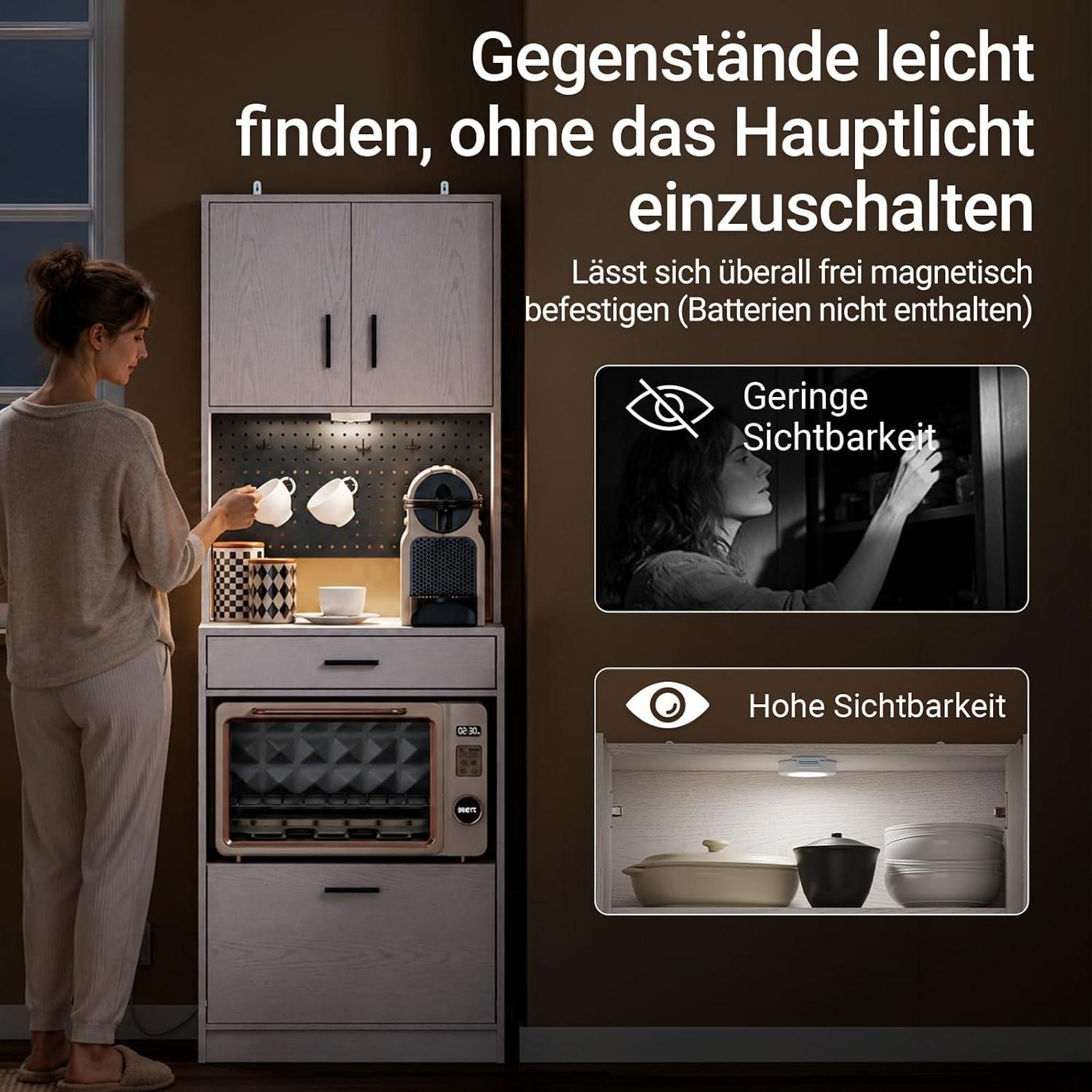 SoBuy Schmale Kommode Aufbewahrungsmöbel mit Türen Weiß Skandinavisch FSB98-E-WG