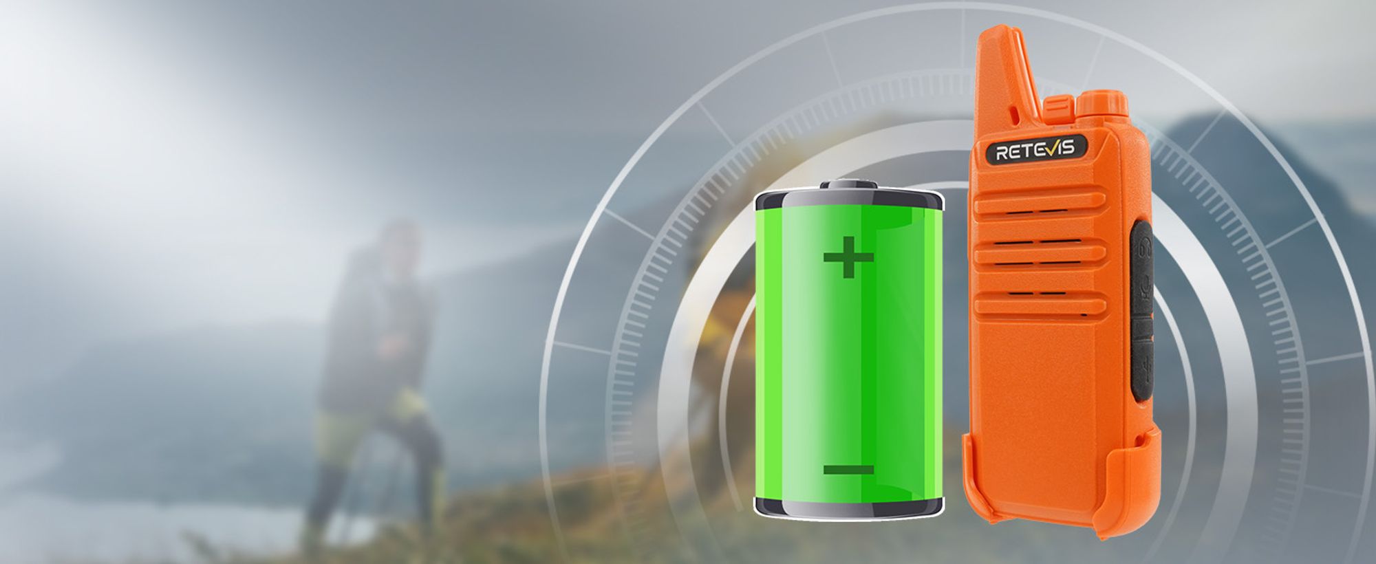 Retevis RT622 Walkie Talkie Mini, PMR446 Professionelles Funkgeräte für Große Entfernungen, VOX, Wiederaufladbares Auto-Walkie-Talkie für Erwachsene