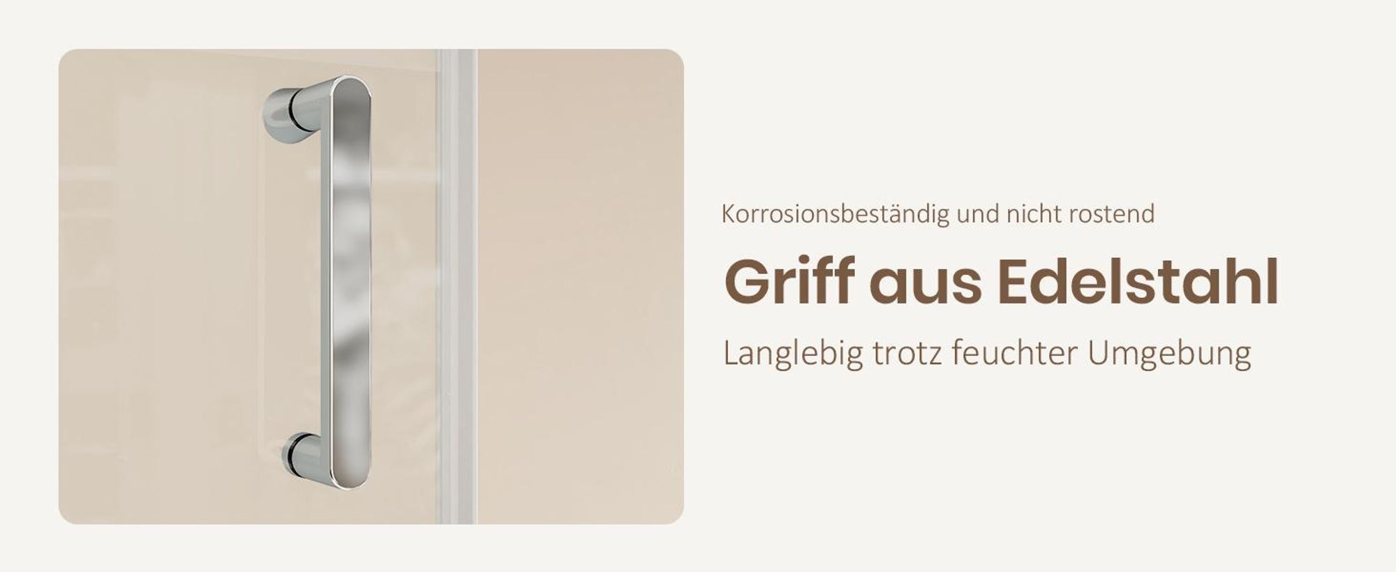 EMKE Duschtür 100x195cm Nische Pendeltür Falttür 1-teilig , 6mm ESG Sicherheitsglas Nischenduschtür Nano-Beschichtung & Hebe-Senk-Funktion, Chrom
