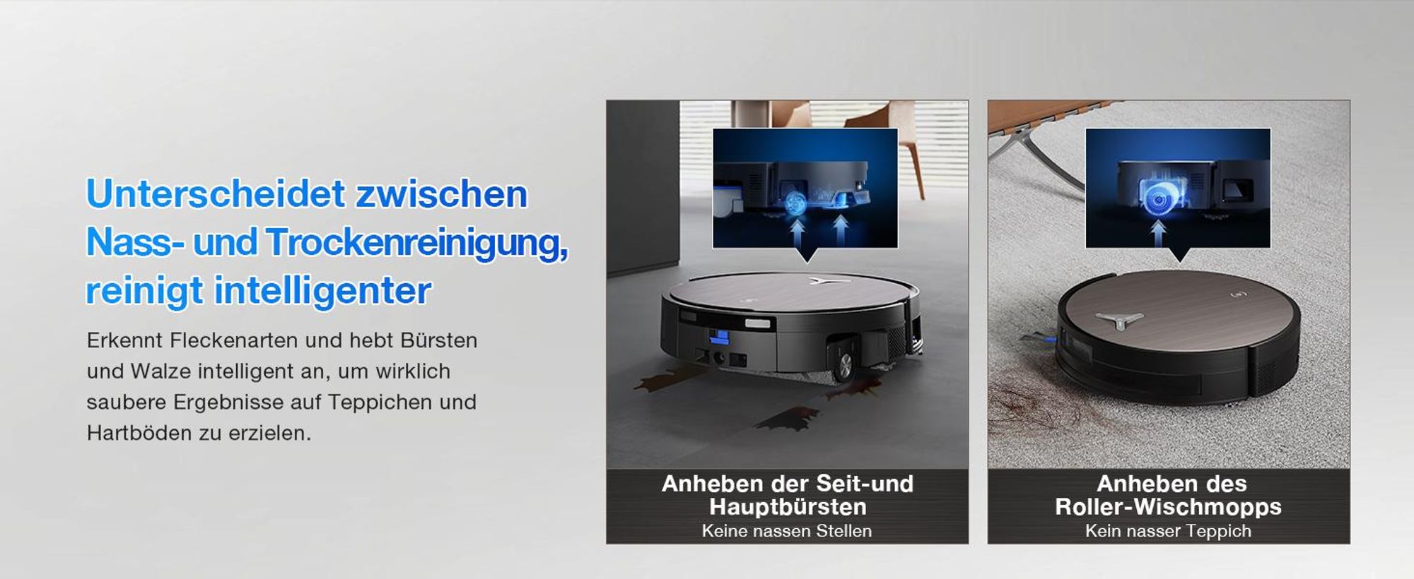 ECOVACS DEEBOT X11 OMNICYCLONE Staubsauger Roboter mit Wischfunktion, Blast + 19.500 Pa, ultraschnelles Akkuladen, PureCyclone 2.0 Auto-Entleerung