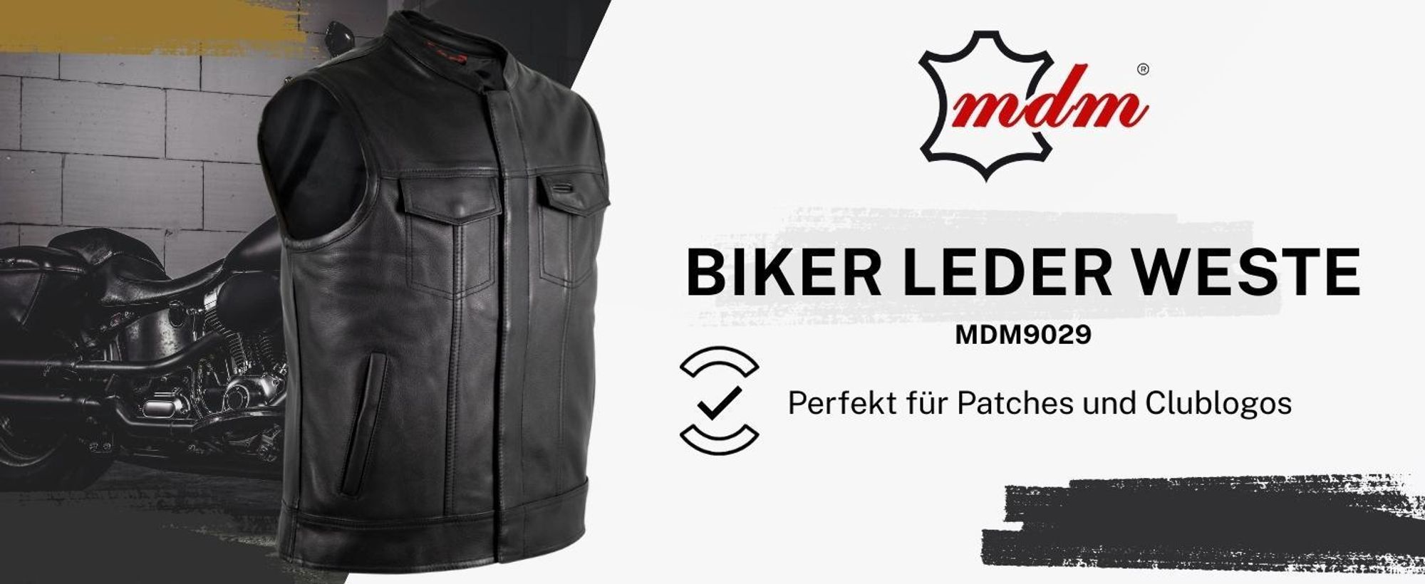 Herren Jeans Lederweste aus Rindsleder Weste Kutte Biker Motorrad Racing Custom(2XL)