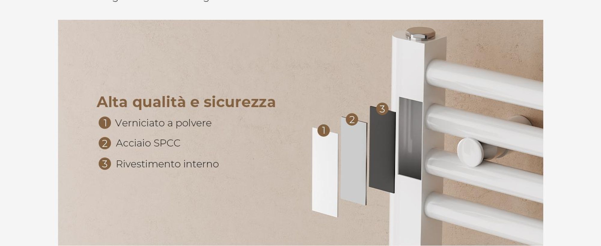 S'AFIELINA 180 x 60 cm Radiatore per il bagno Asciugatore per asciugamani Radiatore per asciugamani Attacco centrale Scaldasalviette Dritto bianco con valvola,860 W