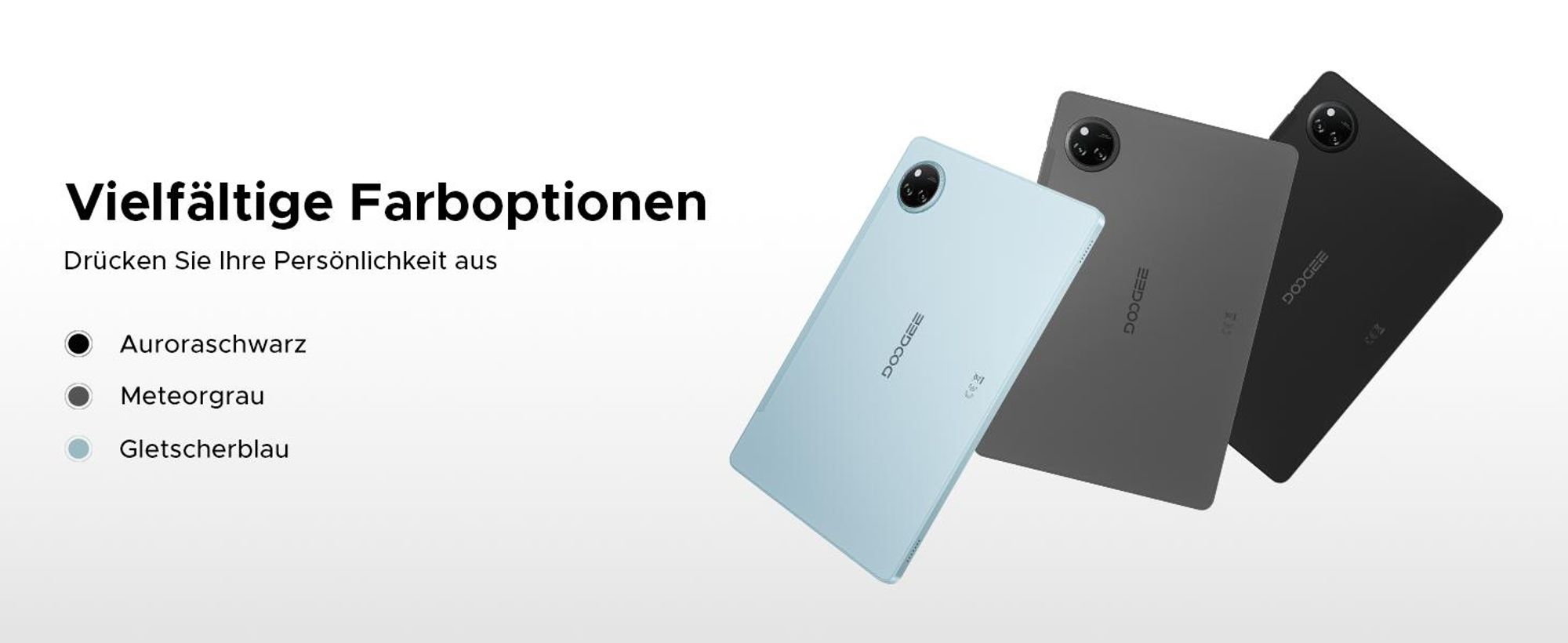 DOOGEE Tab A9 Pro+ - Tablet, Android 16, 11 Zoll, 30(6+24)GB+128GB(bis 2TB erweiterbar), 90Hz, 8580mAh,Widevine L1