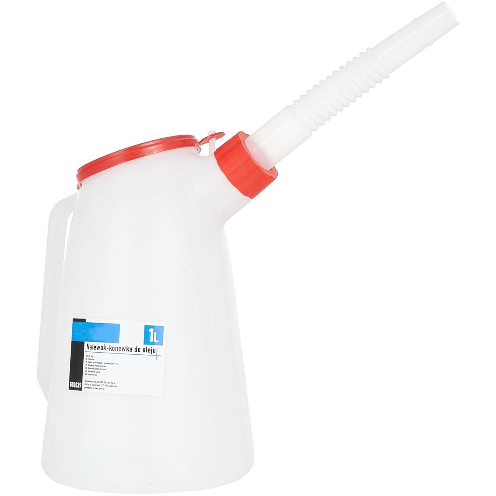 GEKO | Ölkanne, 1L, Füllkanne, Messbecher, Messkanne, Wasserkanne