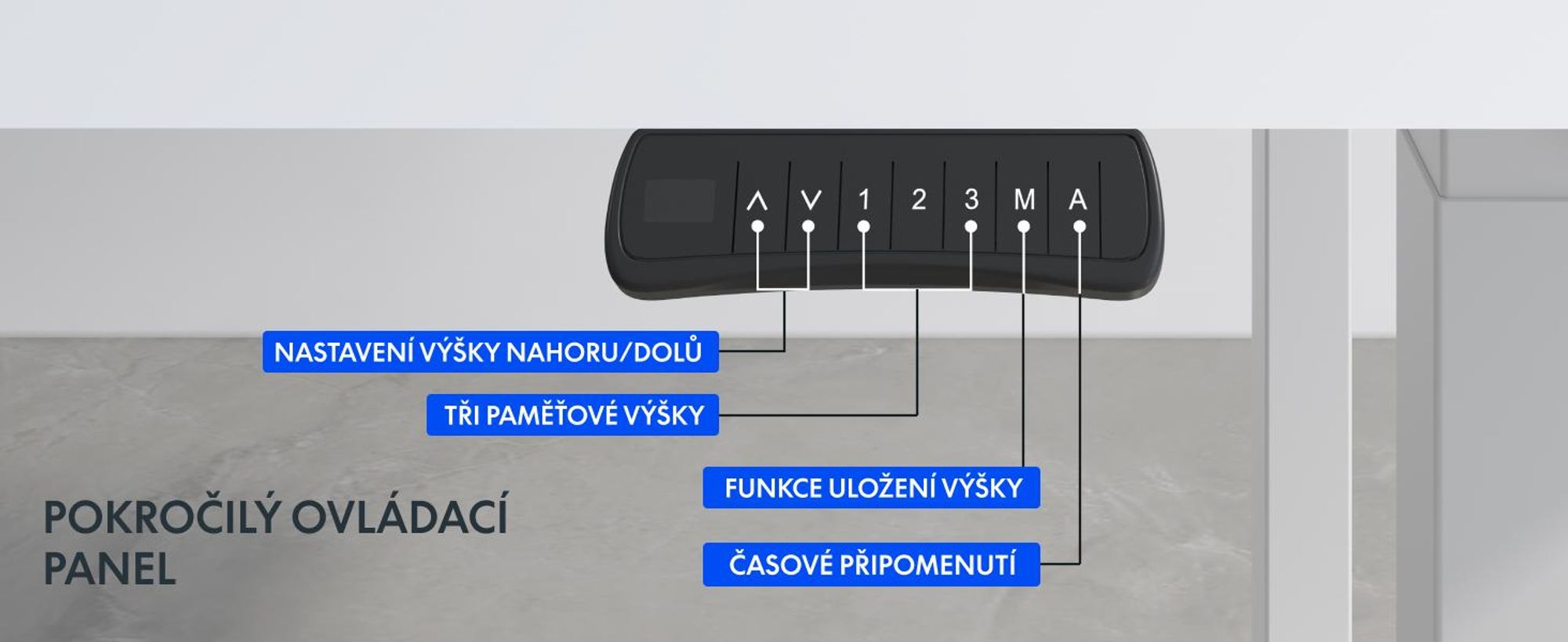 FLEXISPOT Elektricky výškově nastavitelný psací stůl se čtyřmi nohami, dvojitý motor, nosnost 200 kg, 3 paměťové polohy, funkce připomenutí sed-stoj, bílá barva
