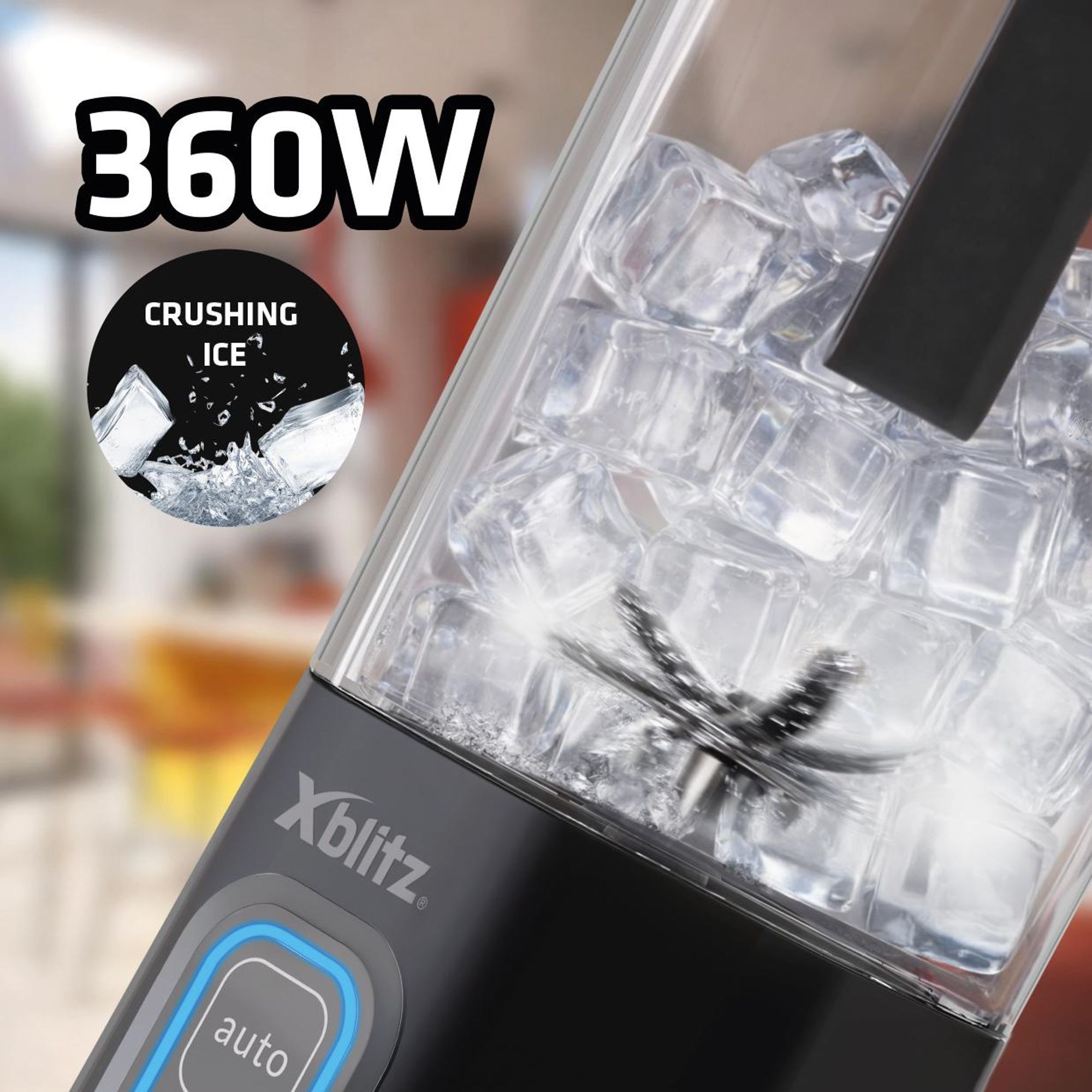 Xblitz iRon – Kabelloser Standmixer mit 700 ml Behälter