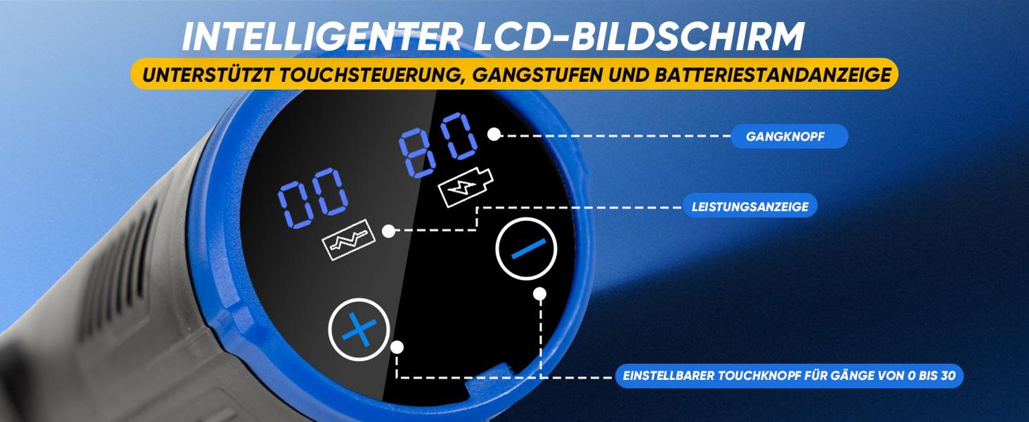 Auto Hochdruckreiniger, Tragbare Hochdruckauto-Waschmaschine, kabellose Akku Hochdruckreiniger, 6-in-1-Düse |10-Gang-Einstellung für /Zäune/Einfahrten