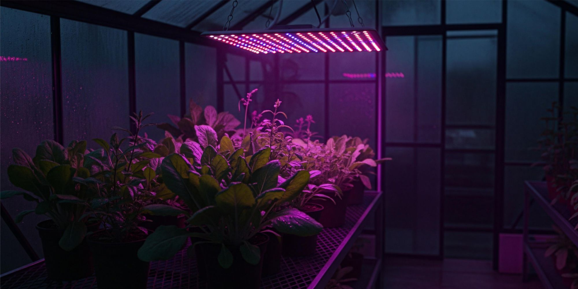 LED Pflanzenlampe 1000W Vollspektrum Panel, 225 LEDs Grow Light für Gemüse & Blumen, Ultra-Slim Pflanzenlicht 36W, EVI TECH UV LED Slim