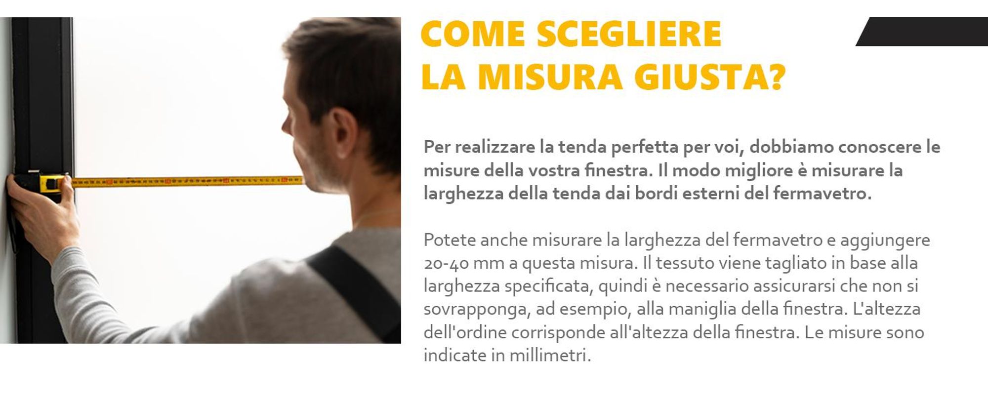 time4blinds, Mini store, senza fori, 800x1400 mm, Grigio, Sinistra