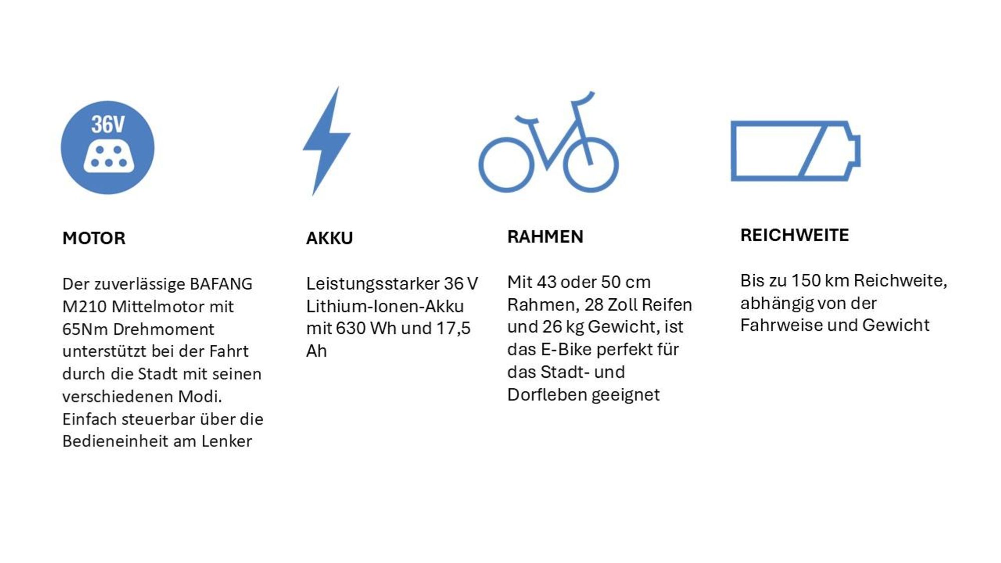 FISCHER E-Bike City CITA 4.3i, Rahmenhöhe 43 cm, Akku 630 Wh, Mittelmotor, Nabenschaltung