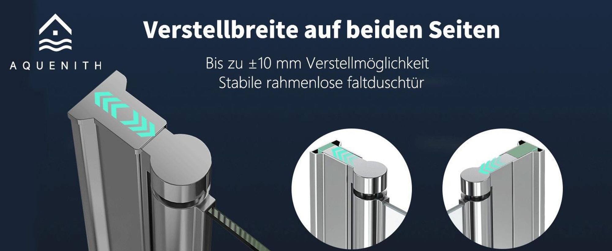 Nischentür 70x195cm Duschabtrennung Schwingtür Nishe Duschkabine Drehtür Duschtür 6mm ESG NANO Glas Duschwand Sicherheitsglas Pendeltür Dusche