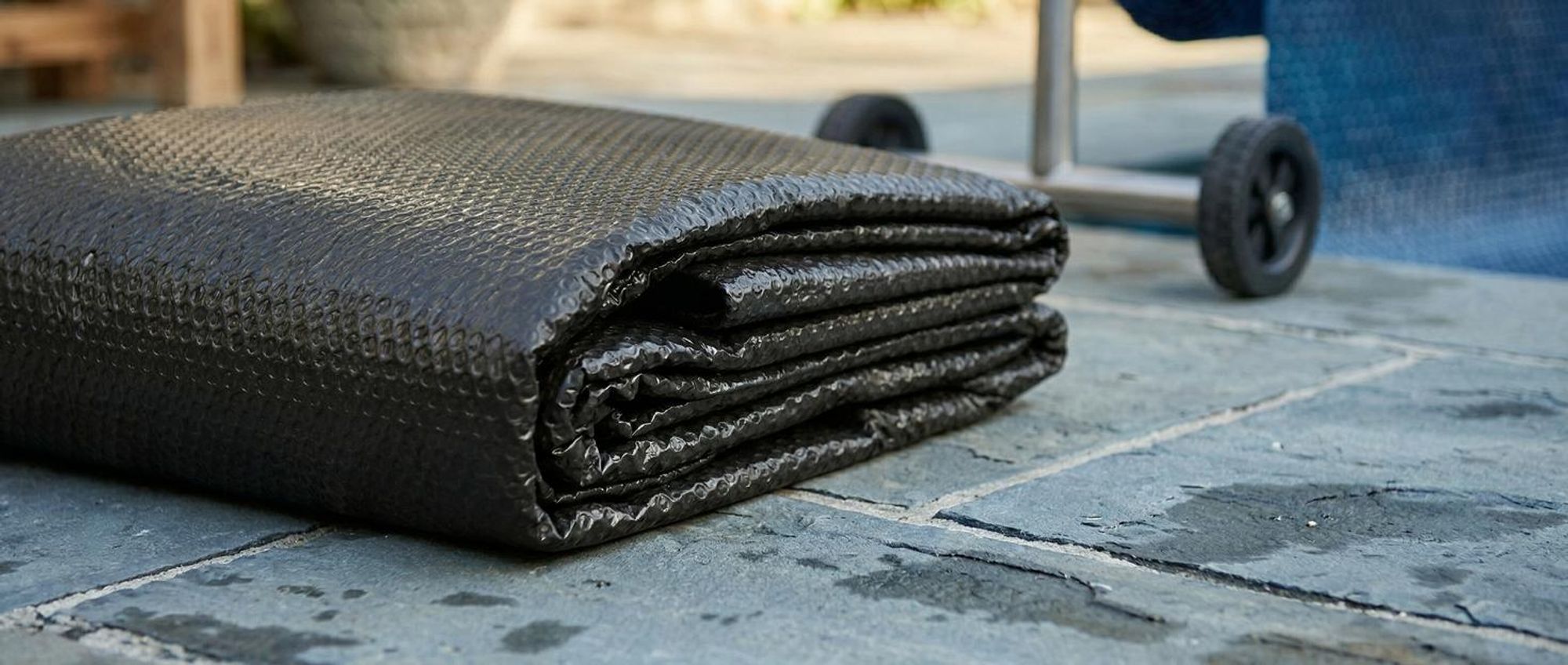 tectake® Pool-Solarfolie rund und selbstschwimmend Durchmesser 455 cm