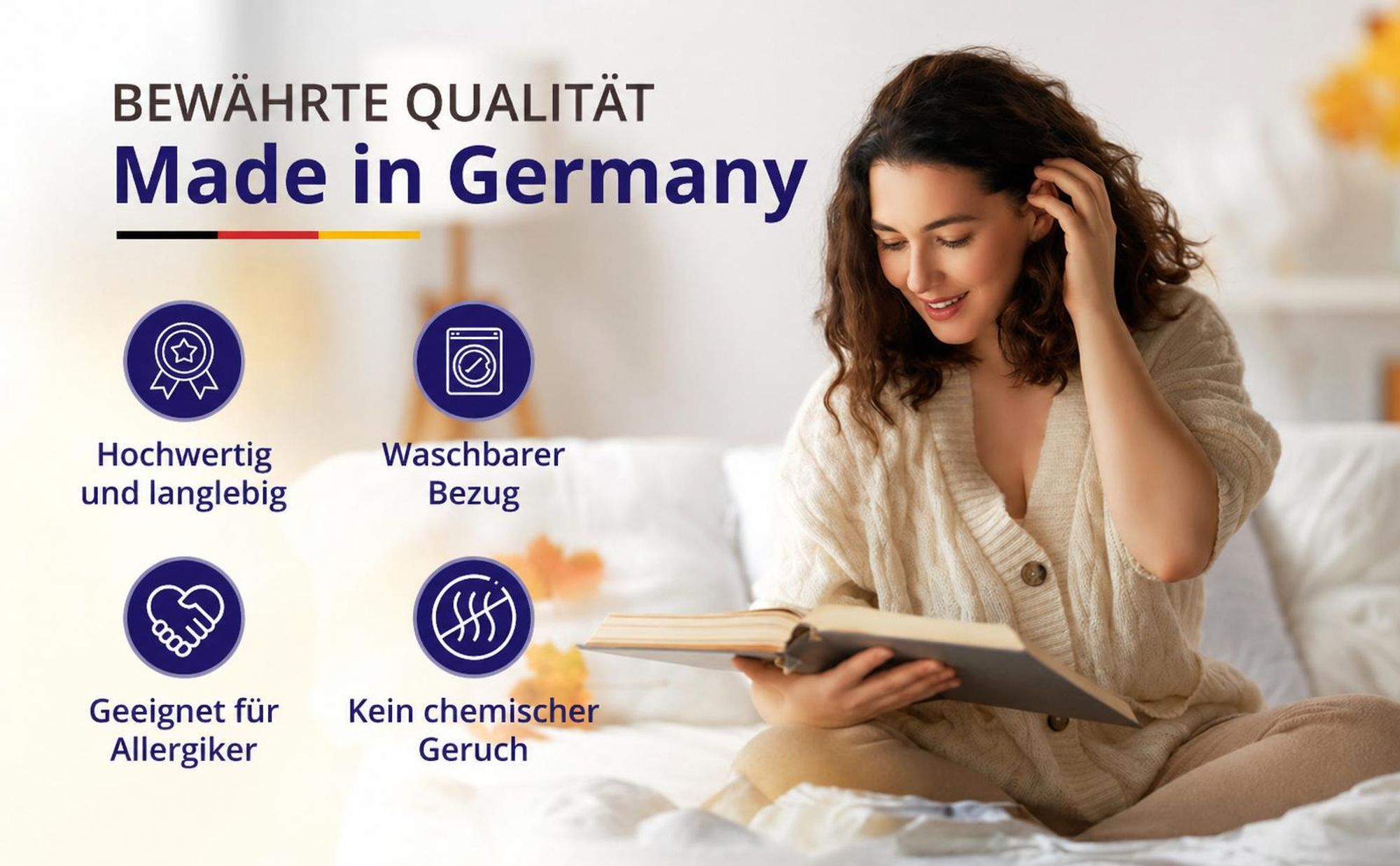 7-Zonen ergonomische Matratze 80x200 H2 / H3 hochwertige Qualität Höhe 18cm