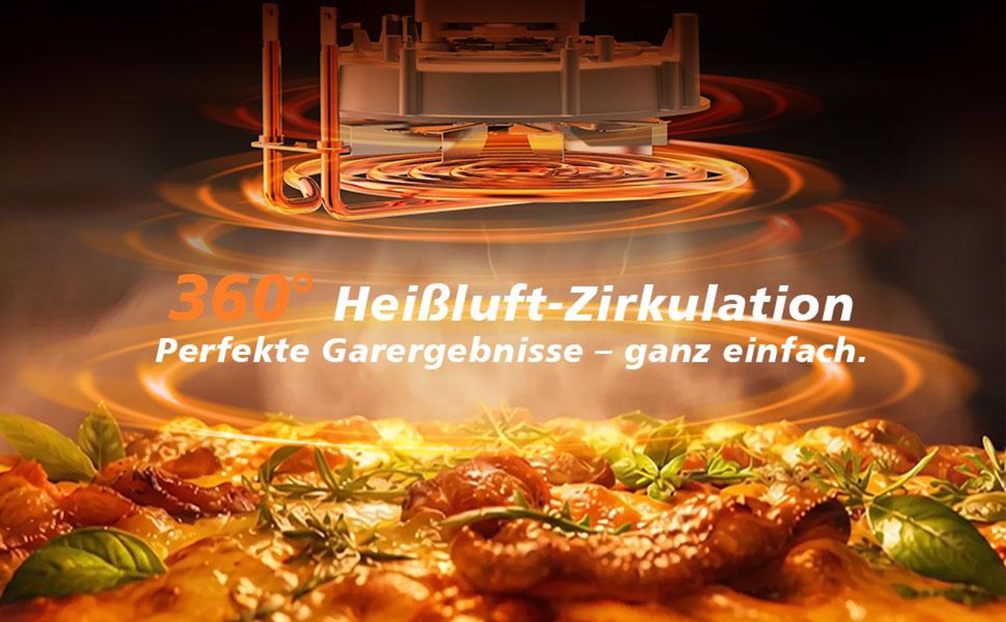 Airfryer, 6l Heißluftfritteuse, 9 Programme, 40–240 °C, Warmhalte-Funktion, Sichtfenster, Antihaftbeschichtung, 1650 W, Schwarz