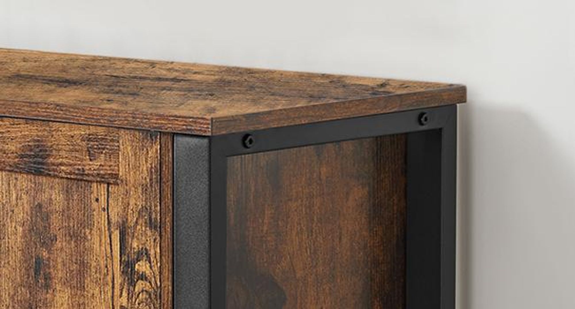 VASAGLE Sideboard Küchenschrank, Kommode, 110 x 33 x 75 cm, mit 3 Türen
