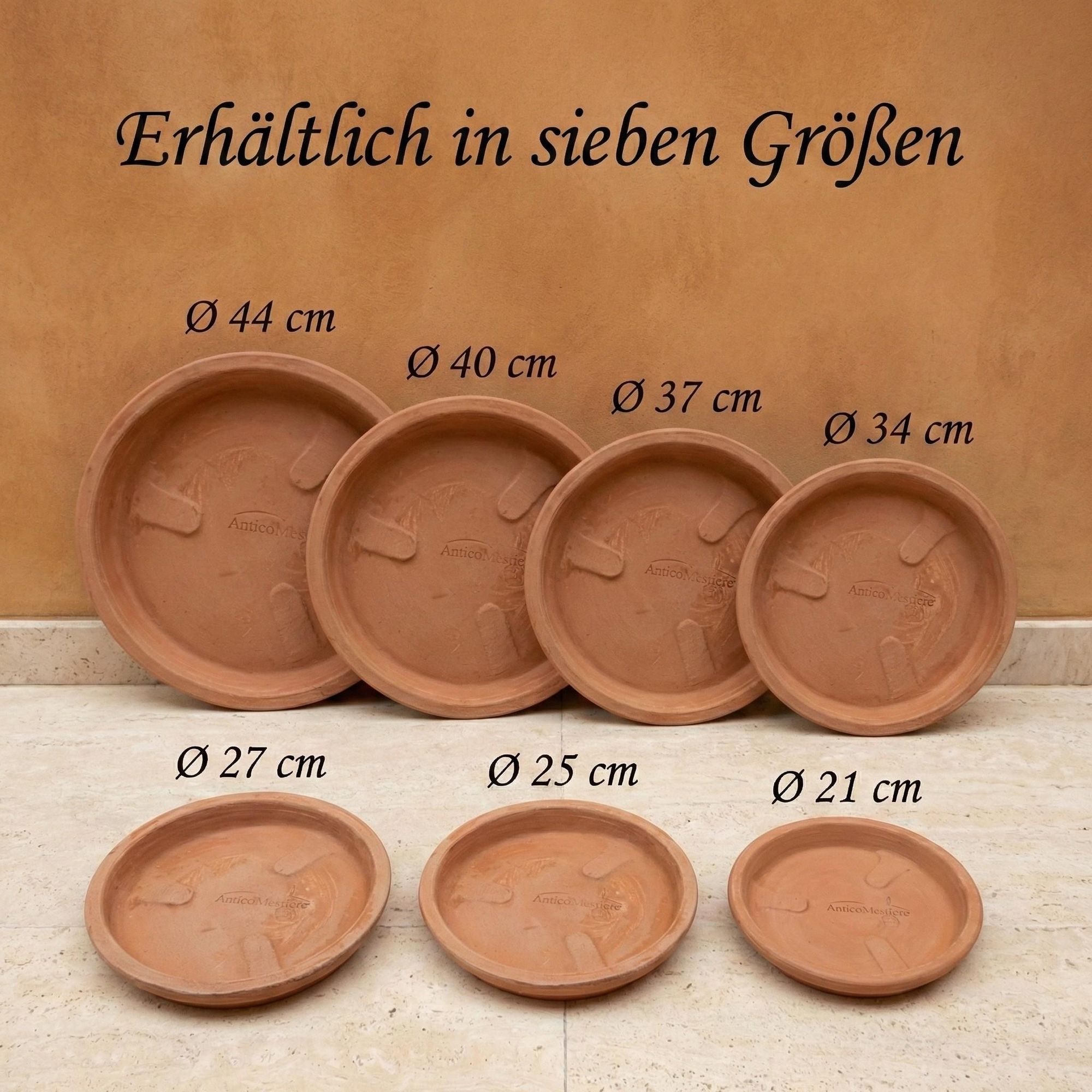 Teramico Teller aus Terrakotta