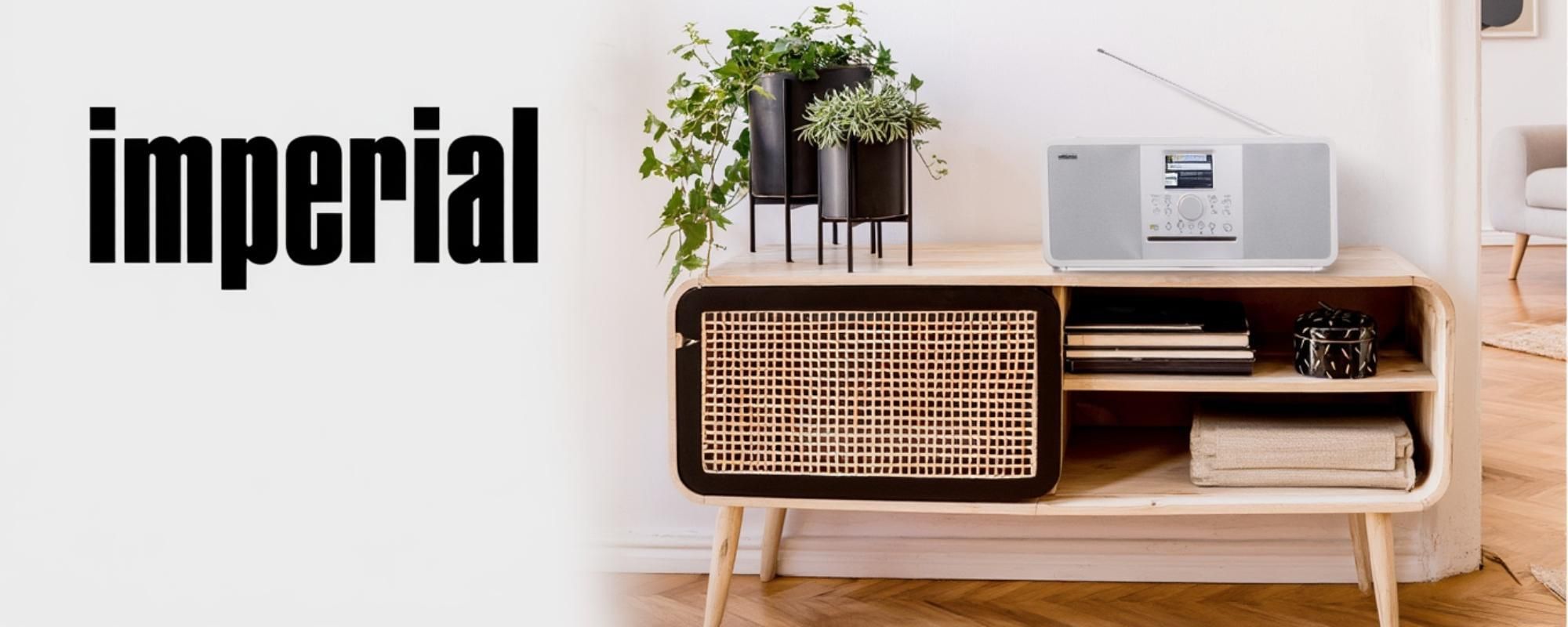 Imperial DABMAN280CDWDSI - All-in-One-Audiosystem mit DAB+/FM-Radio, Bluetooth®, CD-Player, USB und ASA-Funktion - Holz/Silber