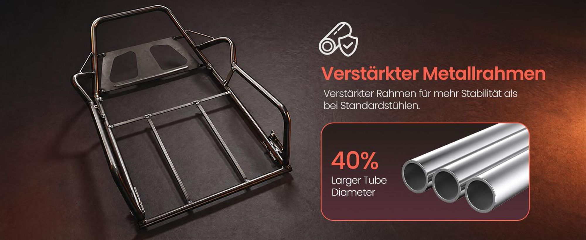 SONGMICS Gaming Stuhl aus WildKunstleder mit Fußstütze und 4D-Armlehnen, bis 200 kg, 72 x 72 x (125-135) cm, Schwarz
