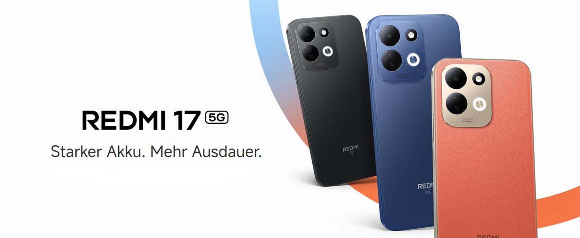 Xiaomi Redmi 17 5G Smartphone 4/128 GB Blau 6,9" 7500 mAh mit Ladeadapter