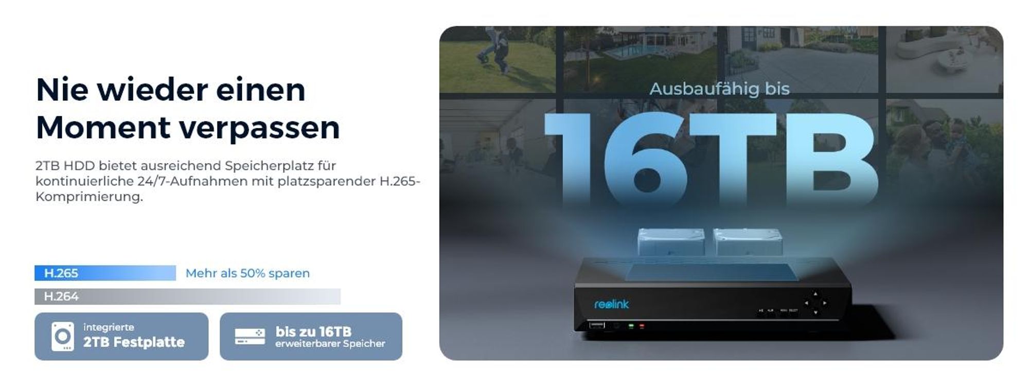 Reolink RLK8-1200V4 Überwachungssystem, 4X 6K 12MP IK10 PoE Überwachungskamera & 8CH 2TB HDD NVR, 145° Weitwinkel, Smarte Erkennung, Farbnachtsicht