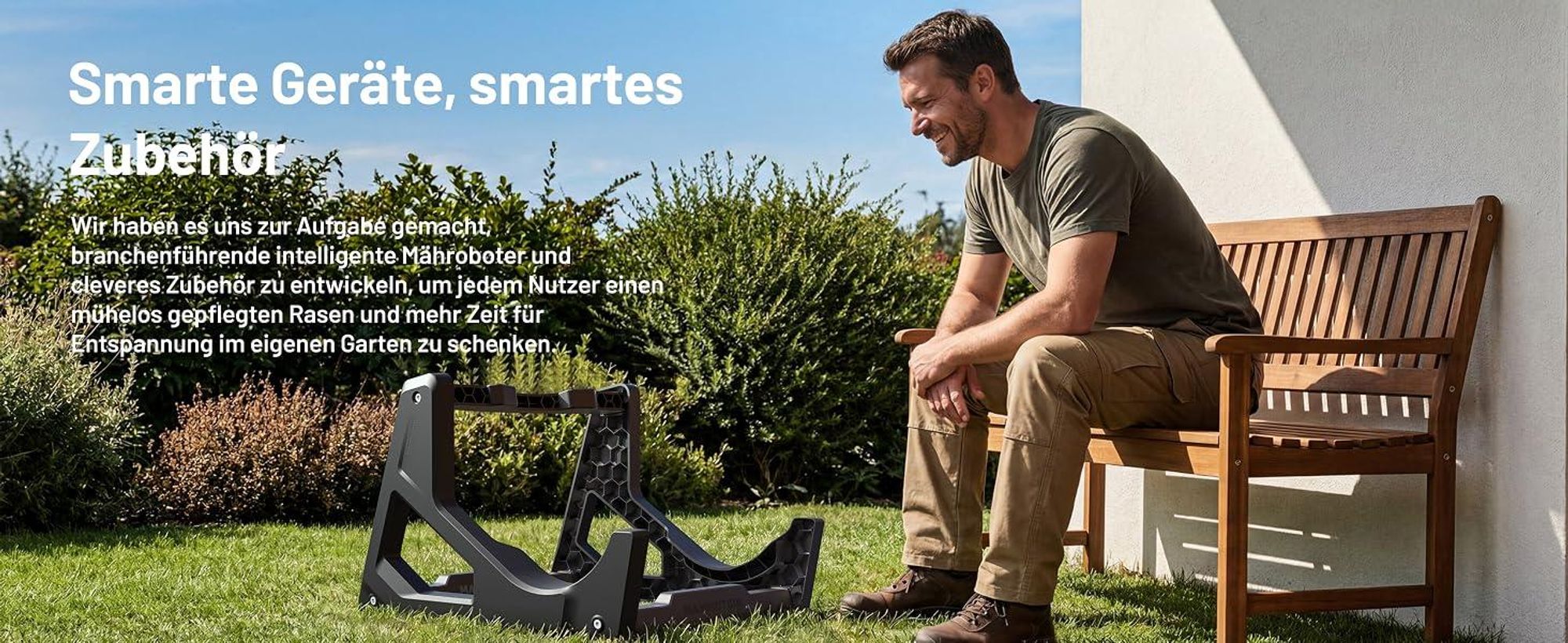 Mammotion Reinigungsständer für Rasenmäher, Waschständer für Mähroboter, Reinigungs- und Wartungsständer, für LUBA / LUBA Mini / YUKA Mini