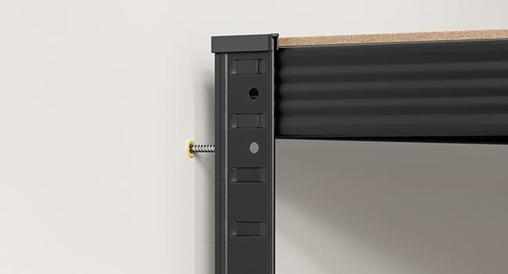 SONGMICS Standregal, Bücherregal, Lagerregal, 5 Ablagen, Küchenregal, Regal, 40 x 90 x 180 cm, bis 875 kg belastbar, verstellbare Ablagen, Industrie-Design, vintagebraun-schwarz GLR040B11