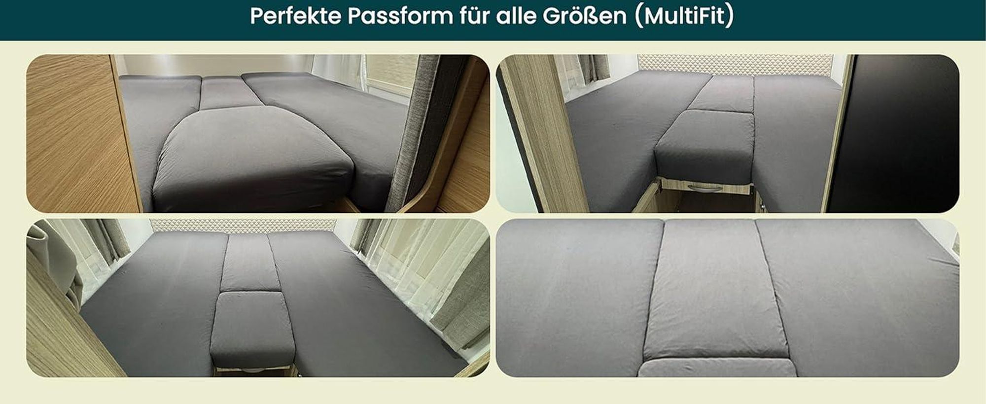 Das Set enthält zwei Jersey-Spannbettlaken.