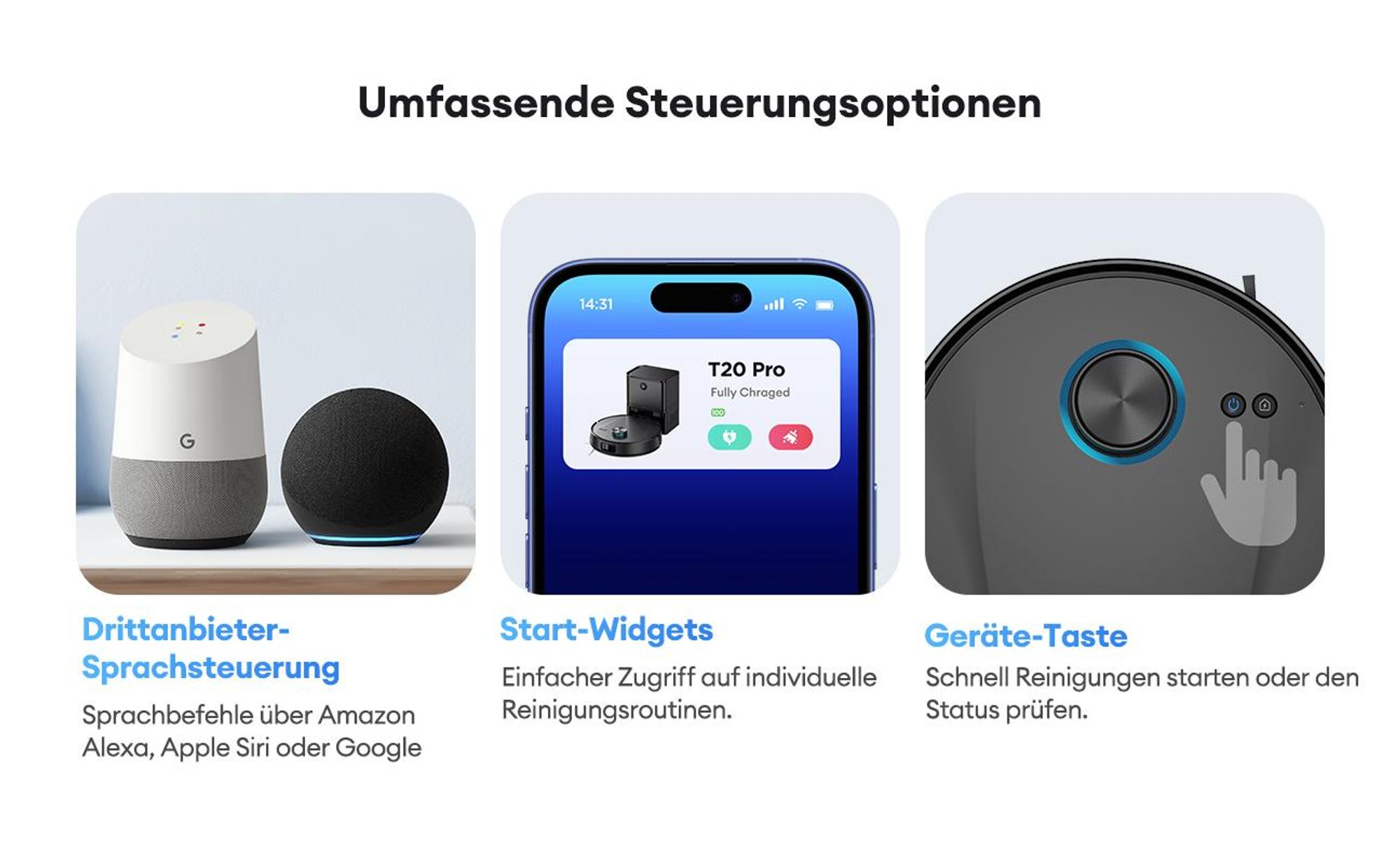 Ultenic ULT20P Staubsauger Roboter mit Absaugstation 4L, 200 Min. APP-Steuerbarer Saugroboter mit Wischfunktion 8000 Pa mit Laser-Hindernisvermeidung