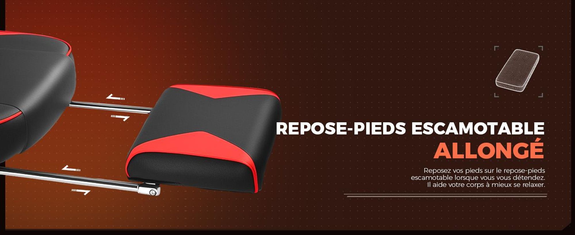 Sedia da gaming GTPLAYER con poggiapiedi, sedia da ufficio ergonomica con capacità di carico di 150 kg, poltrona da gaming con supporto lombare e poggiatesta, sedia da computer regolabile in altezza
