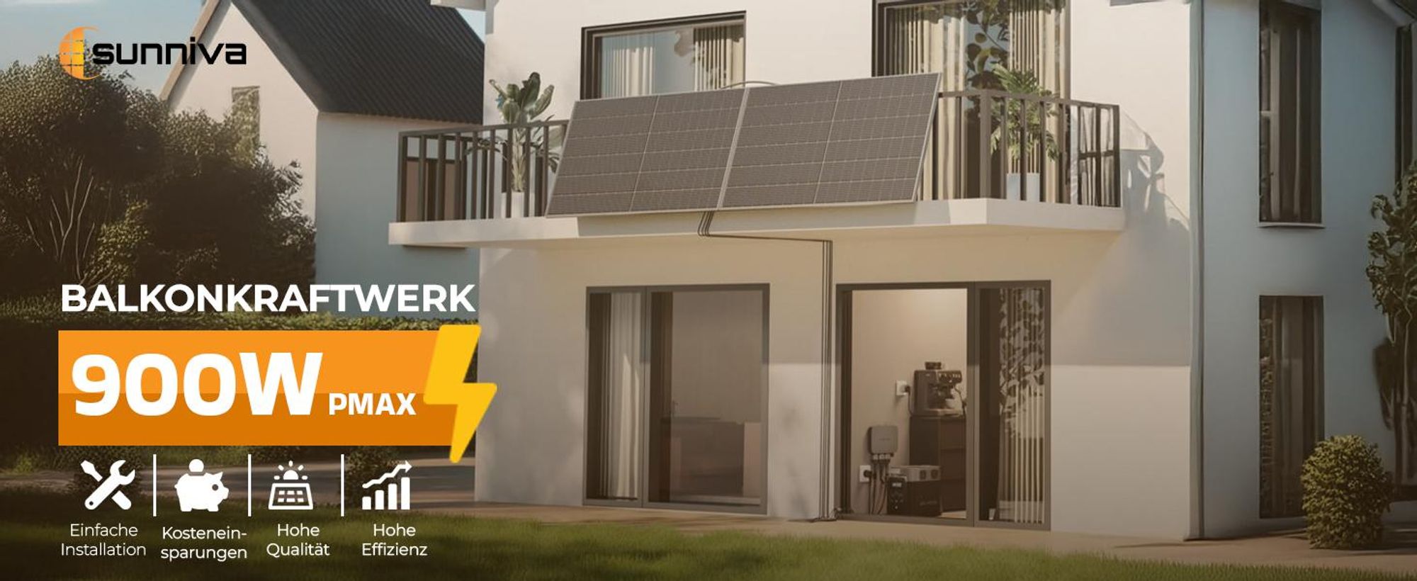 Sunniva Balkonkraftwerk 900W
