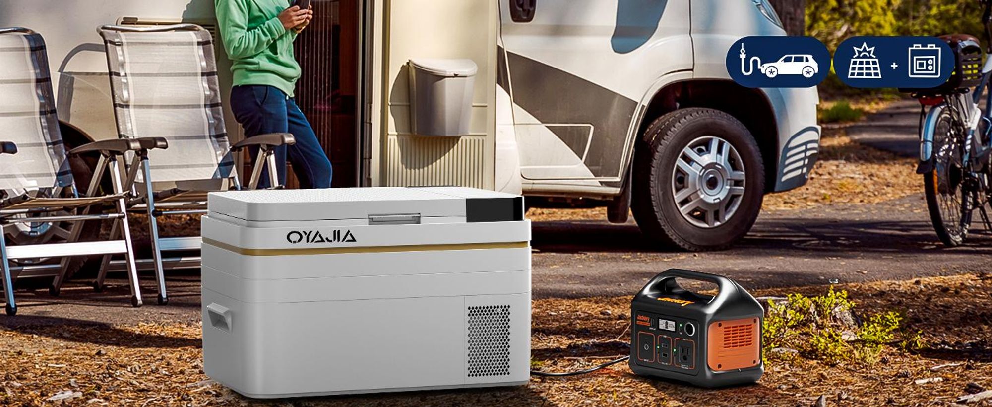 31L Kompressor Kühlbox, Kühlbox Auto Mit APP Steuerung, -20℃20℃, 12/24V 240V Kühlschrank, Tragbarer Gefrierschrank für Camping, Reisen,Angeln,Outdoor