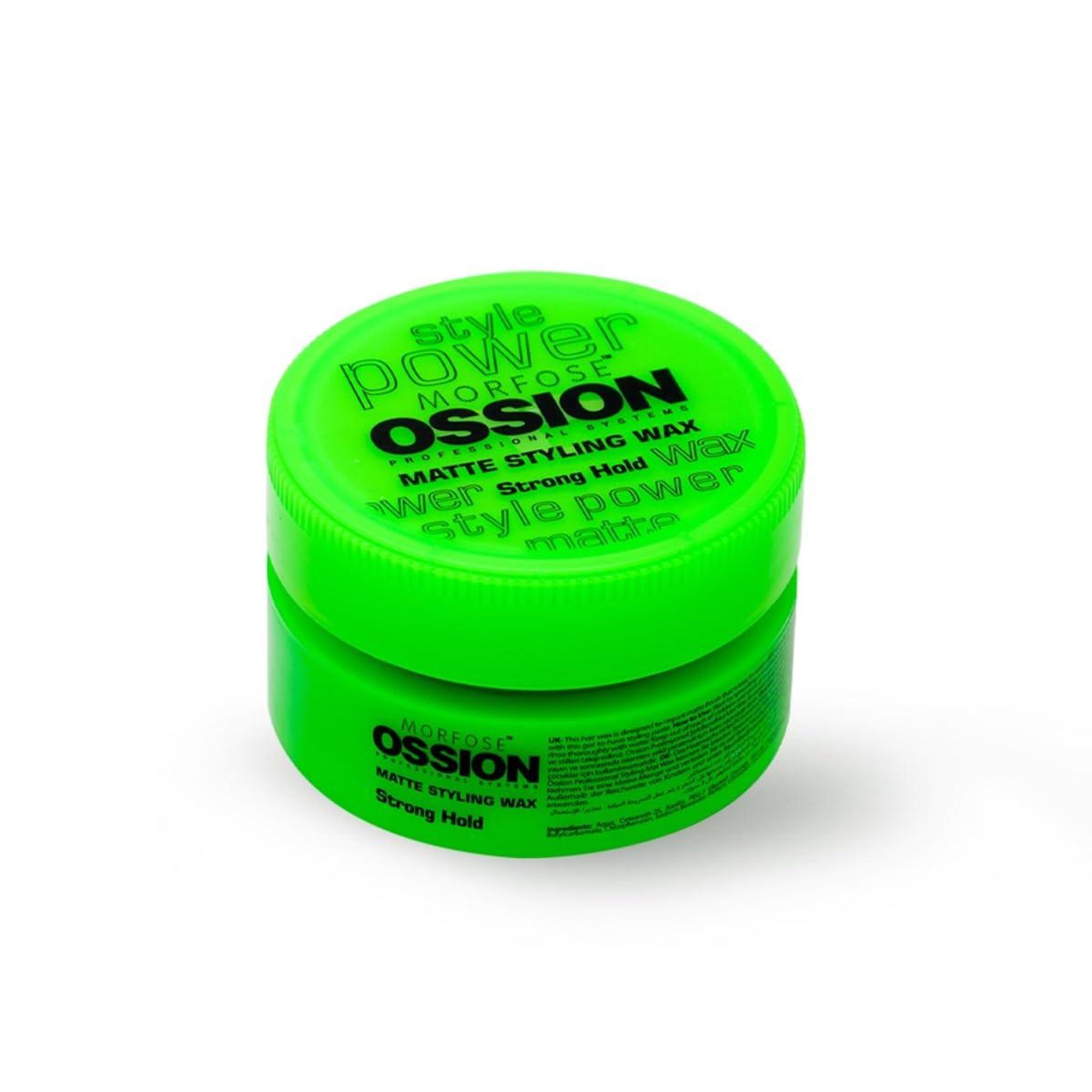 Morfose Ossion Mattes Stylingwachs mit Starkem Halt 100 ml – Natürliches Matt-Finish für Langanhaltendes Styling