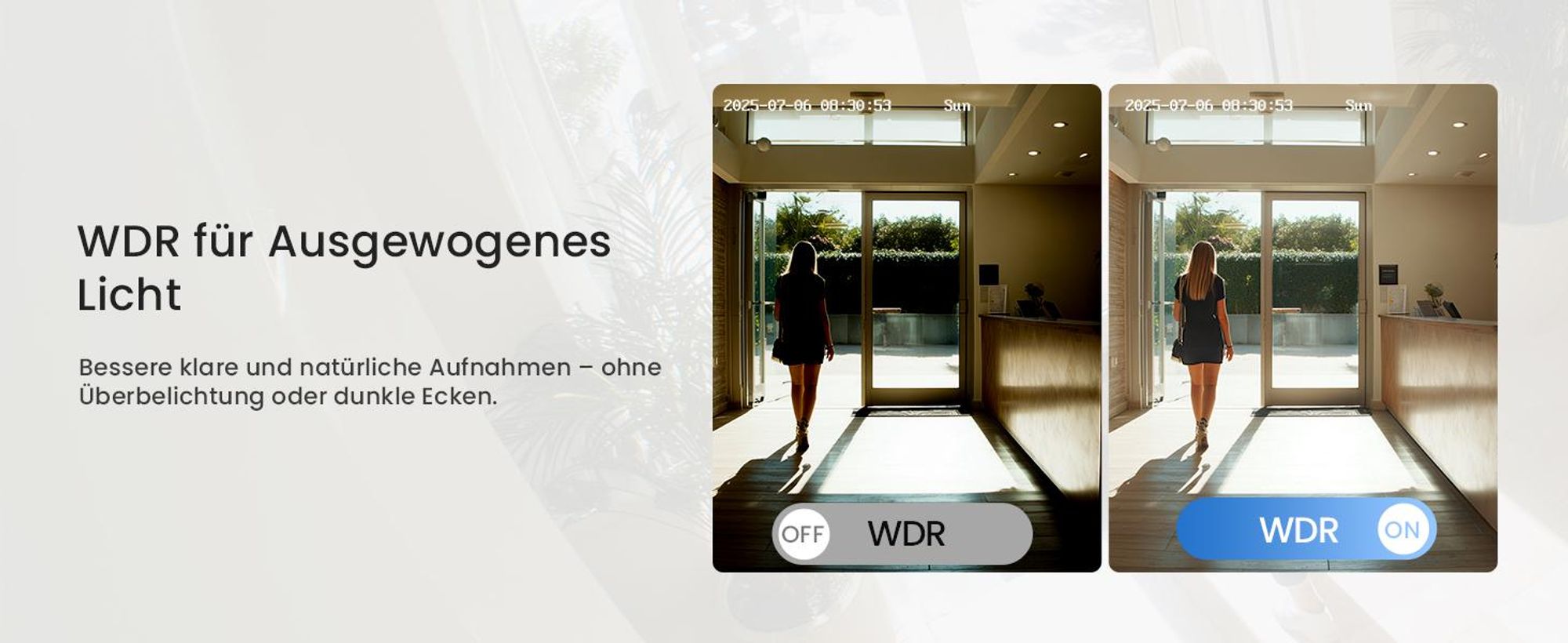 ZOSI C680 2K Fenster Überwachungskamera mit Vollfarb-Nachtsicht, 3MP 2,4/5 GHz WLAN Innenkamera mit KI-Erkennung, Cloud/Karte-Speicher, Plug-in Strom