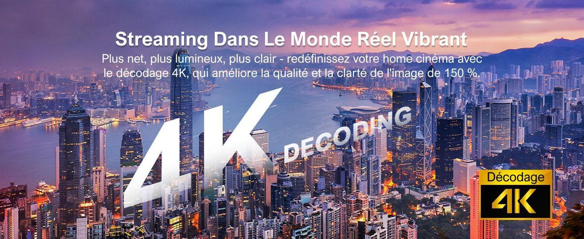 Projecteur ULTIMEA 4K Home Cinema Supporté, Projecteur Netflix, 700 ANSI-Lumen, Dolby Audio, Ajustement de l'écran & évitement d'objet